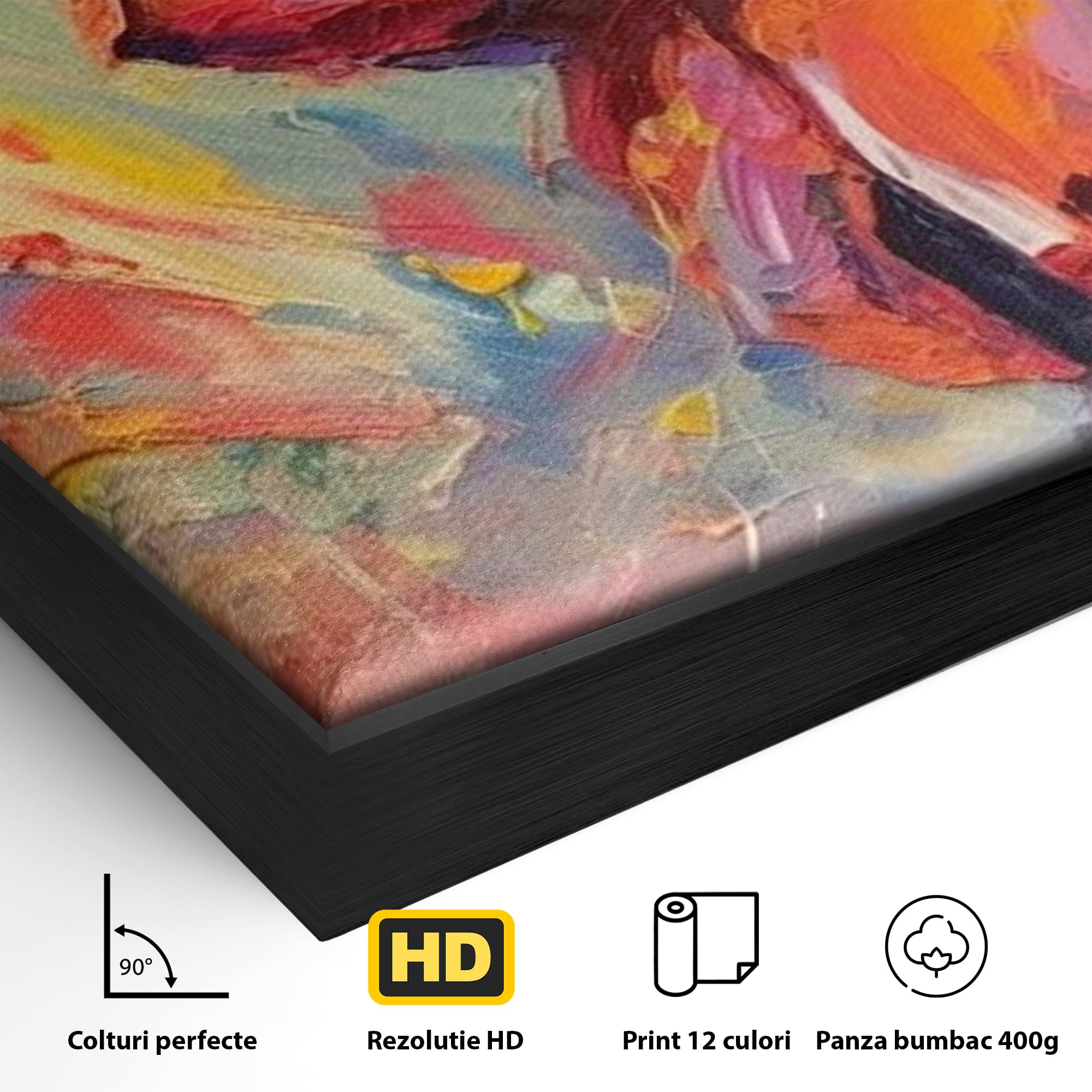 Tablou Canvas Premium, LuxCanva® K1004, Iepurasul Curajos, Dansator, Aventura, Colorat, Magician, Blanita, Saritura, Simpatic, Veselie, Miscare, Fermecat, Camera Copii