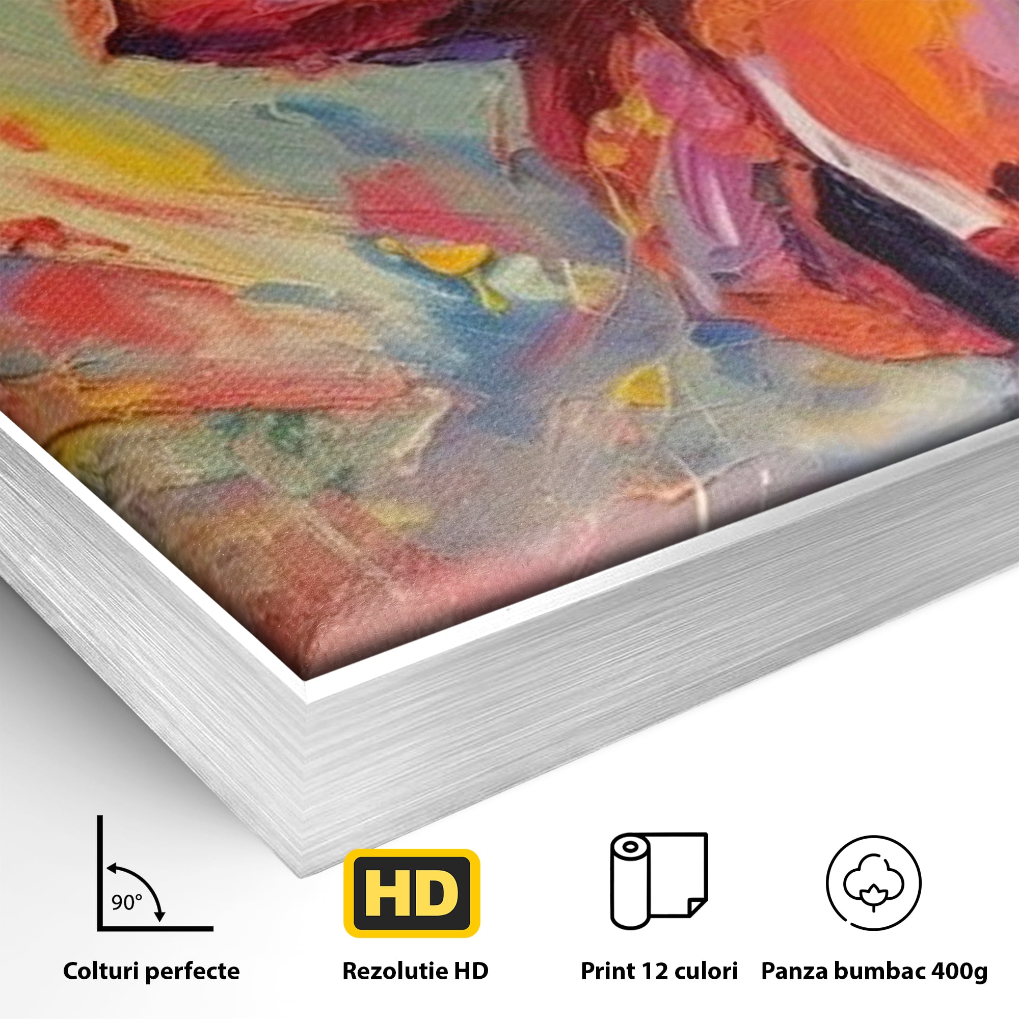 Tablou Canvas Premium, LuxCanva® K1004, Iepurasul Curajos, Dansator, Aventura, Colorat, Magician, Blanita, Saritura, Simpatic, Veselie, Miscare, Fermecat, Camera Copii