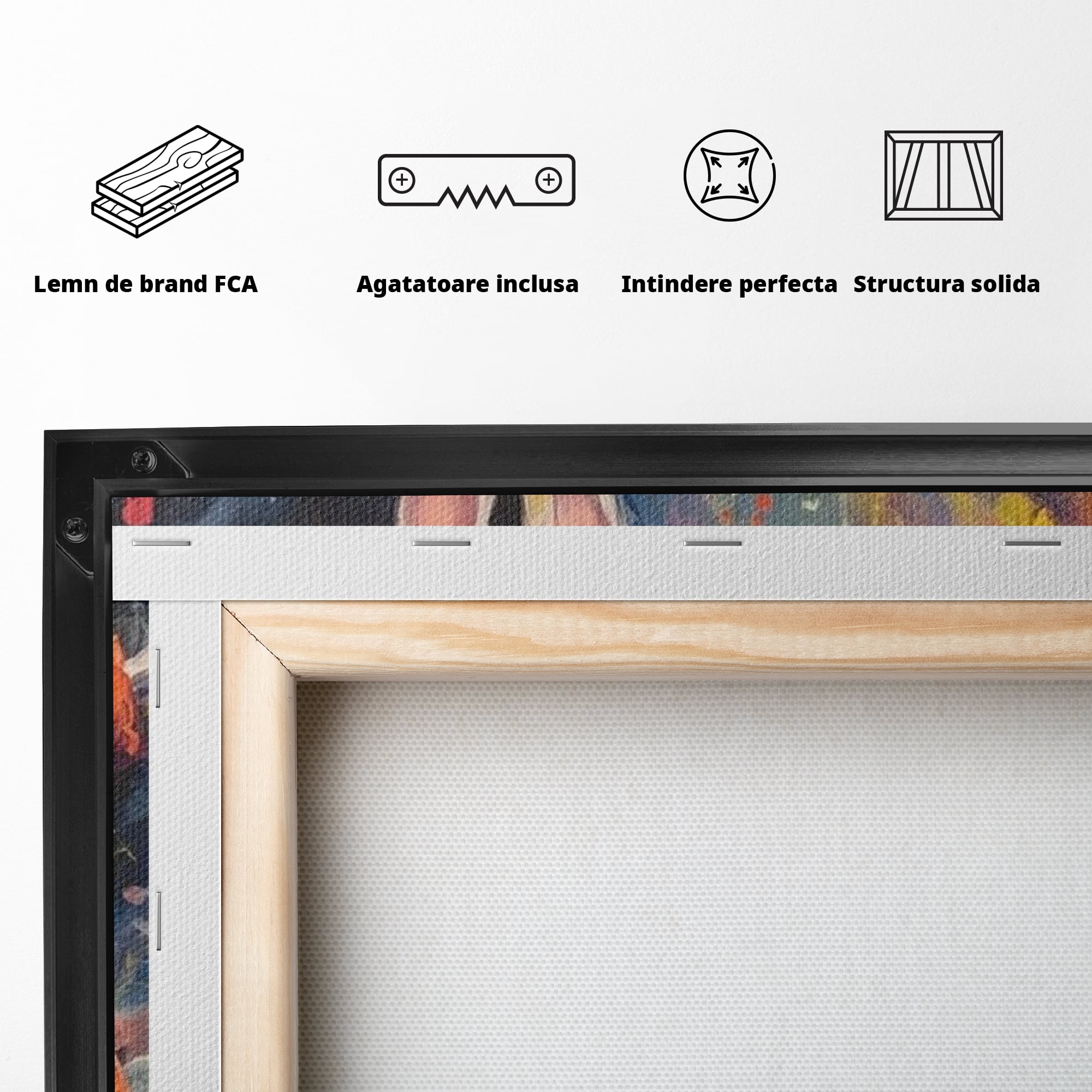 Tablou Canvas Premium, LuxCanva® K1004, Iepurasul Curajos, Dansator, Aventura, Colorat, Magician, Blanita, Saritura, Simpatic, Veselie, Miscare, Fermecat, Camera Copii