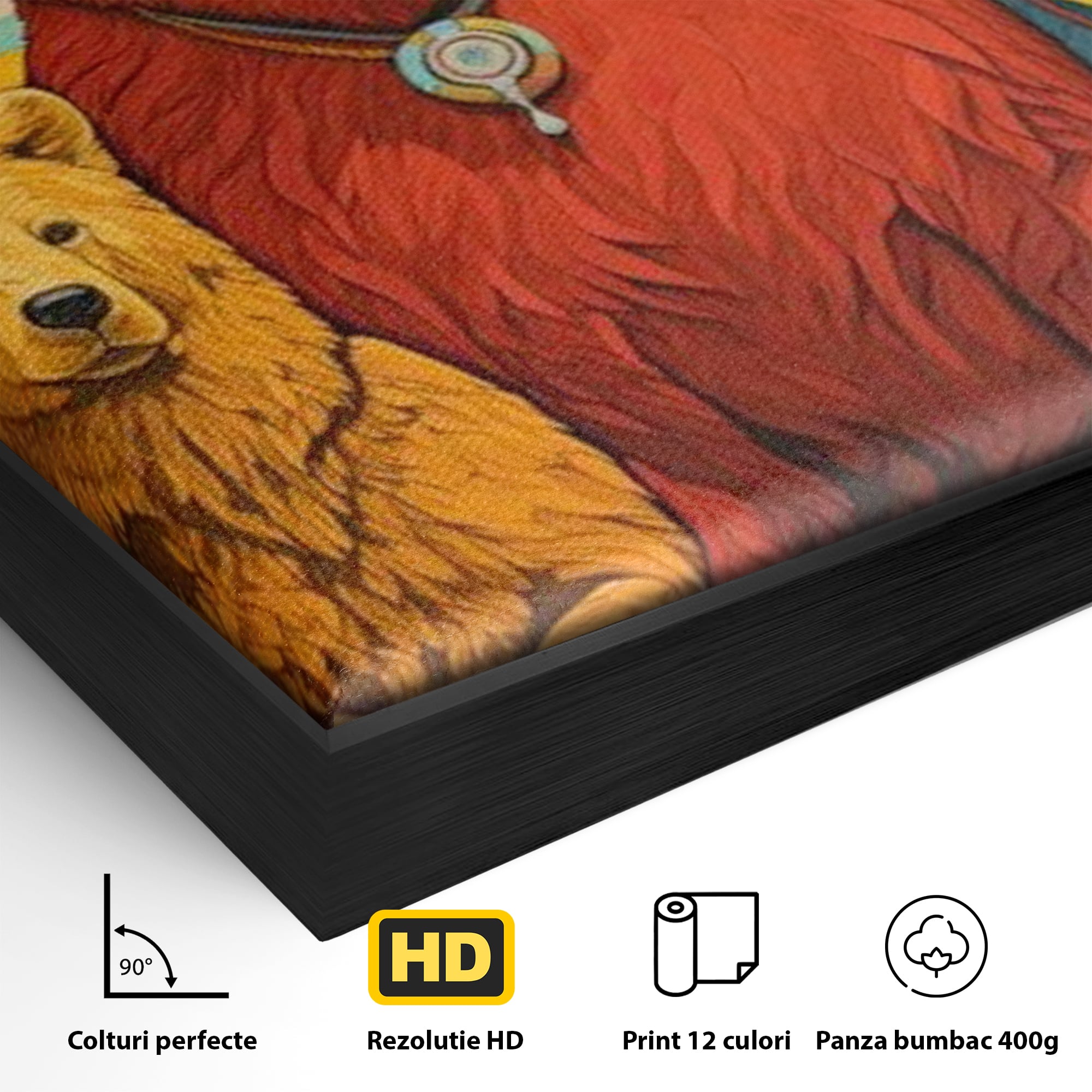 Leinwand Wandbilder Canvas Premium, LuxCanva® K1008, Bären Champions, Medaillen, Verein, Einstellung, Team, Helden, Freundschaft, Wettbewerb, Gewinner, Mut, Tiere, Geschichte, Geschichte, Team, Kinderzimmer