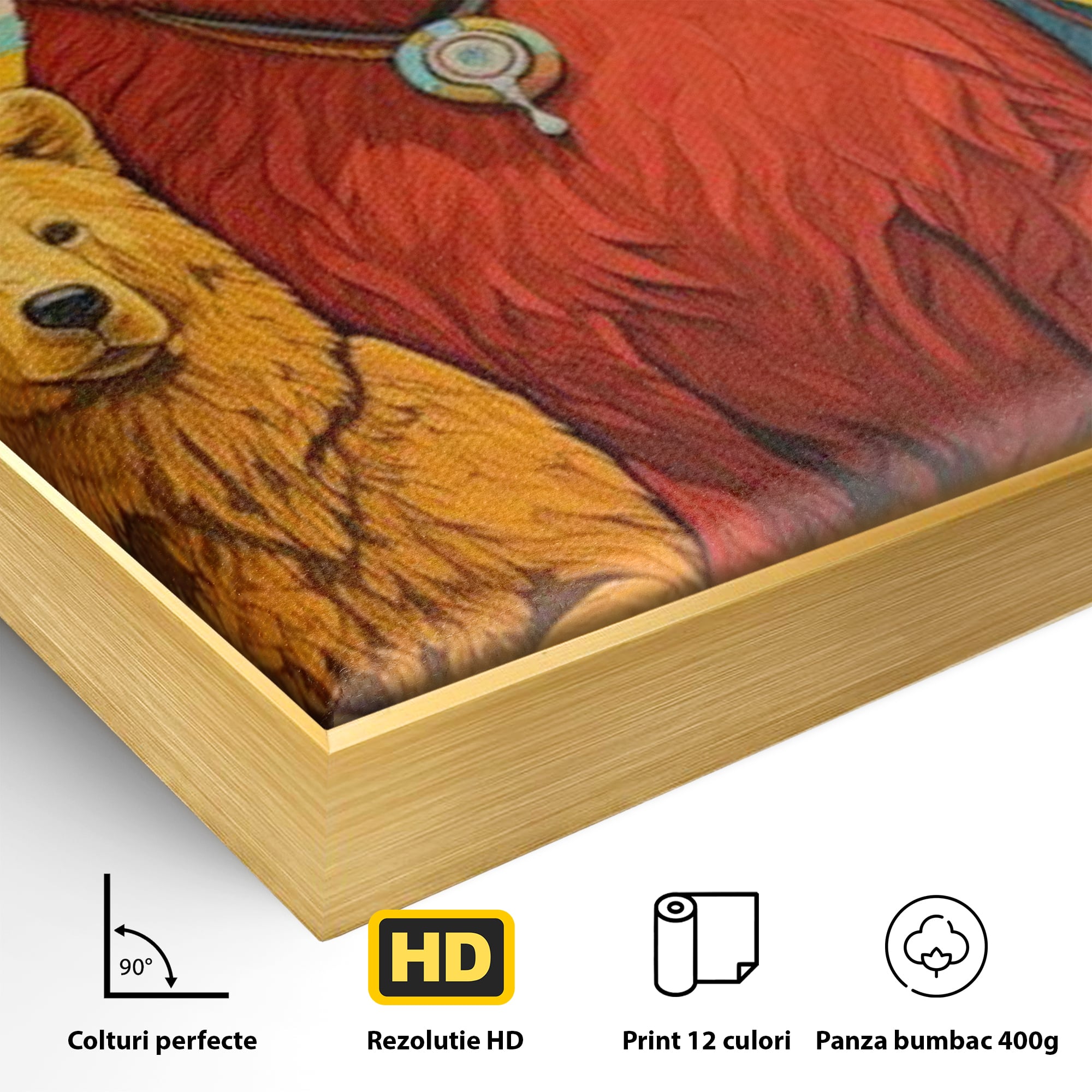 Leinwand Wandbilder Canvas Premium, LuxCanva® K1008, Bären Champions, Medaillen, Verein, Einstellung, Team, Helden, Freundschaft, Wettbewerb, Gewinner, Mut, Tiere, Geschichte, Geschichte, Team, Kinderzimmer
