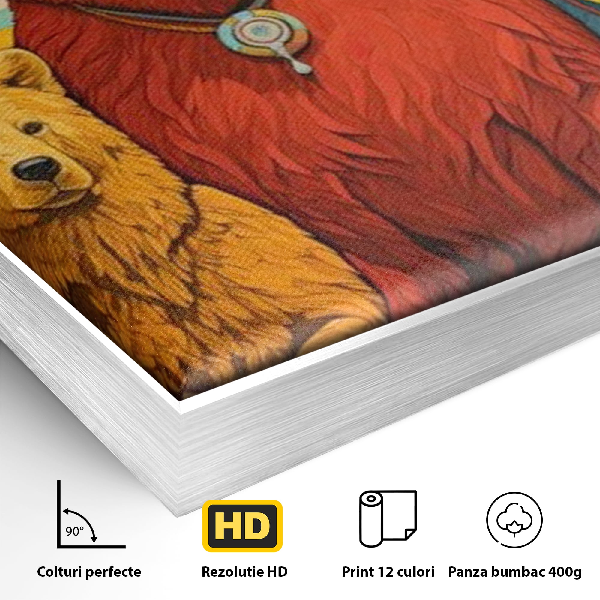Leinwand Wandbilder Canvas Premium, LuxCanva® K1008, Bären Champions, Medaillen, Verein, Einstellung, Team, Helden, Freundschaft, Wettbewerb, Gewinner, Mut, Tiere, Geschichte, Geschichte, Team, Kinderzimmer