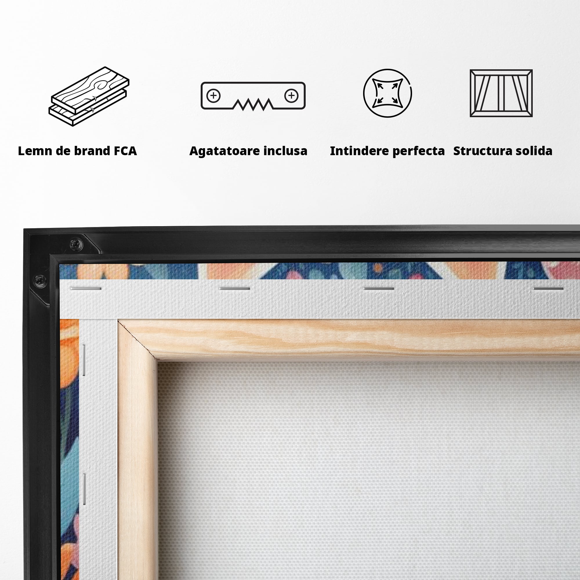 Leinwand Wandkunst Canvas Premium, LuxCanva® K1011, bezauberndes Kätzchen, Königin, Blumen, Blütenblätter, Blick, pelzig, flauschig, flauschig, blühend, Feline, Schnurrbart, Kinderzimmer