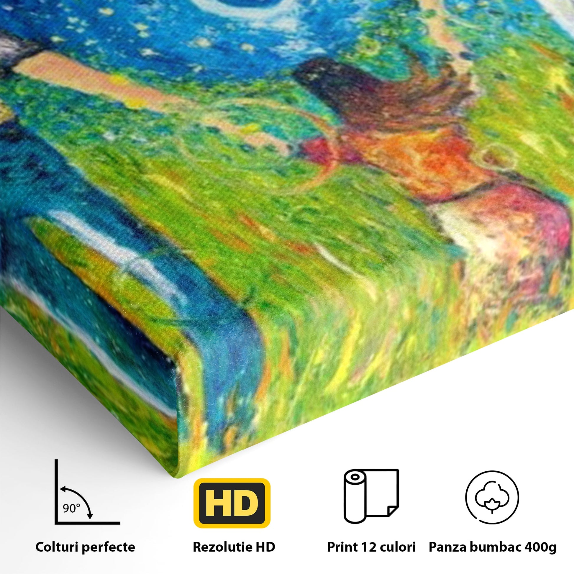 Tablou Canvas Premium, LuxCanva® K1020, Familia Impreuna, Mama, Tata, Copil, Cer, Pasi, Plimbare, Timp, Infinit, Iubire, Vesnicie, Inimi, Calatorie, Armonie, Emotie, Iubitor, Camera Copii