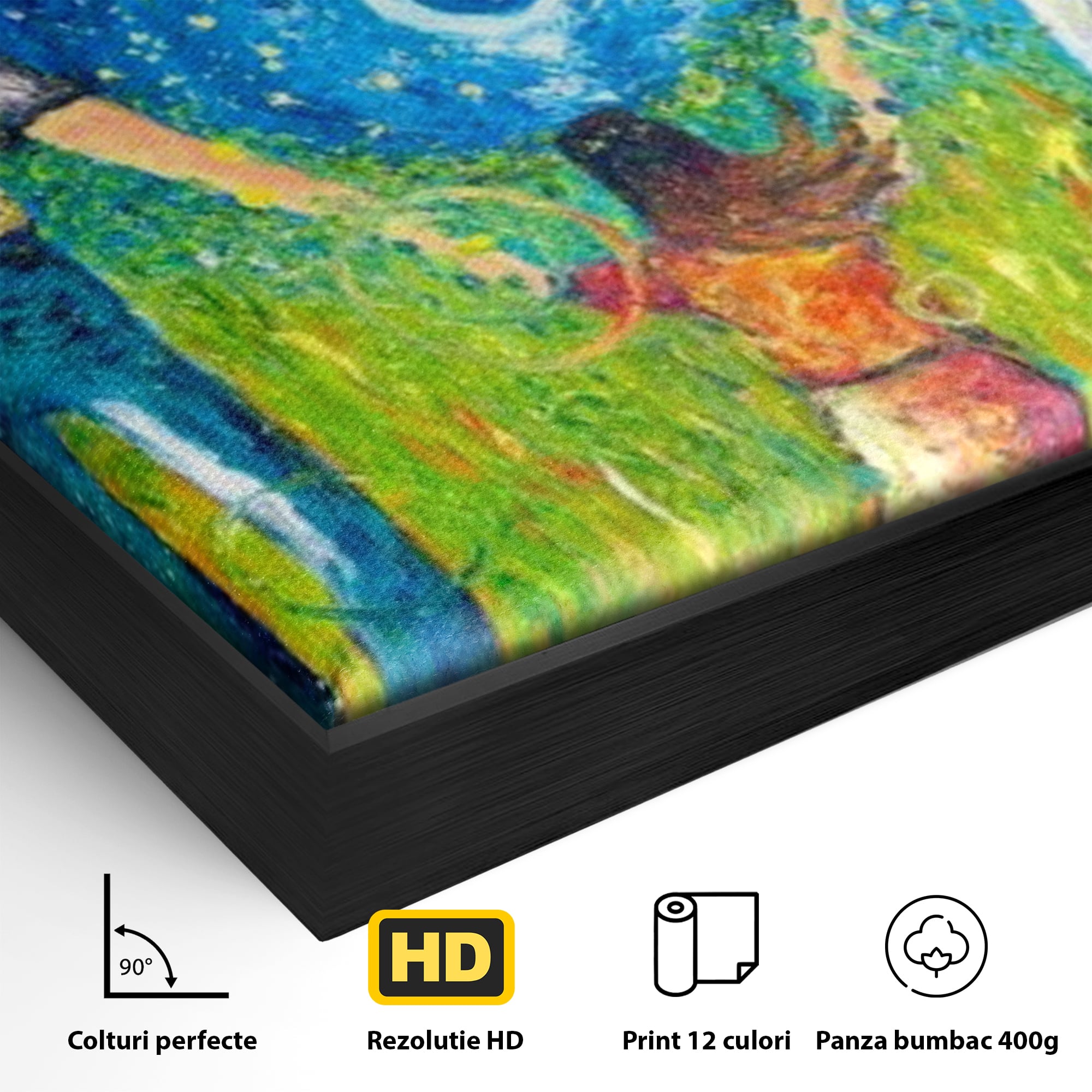 Tablou Canvas Premium, LuxCanva® K1020, Familia Impreuna, Mama, Tata, Copil, Cer, Pasi, Plimbare, Timp, Infinit, Iubire, Vesnicie, Inimi, Calatorie, Armonie, Emotie, Iubitor, Camera Copii