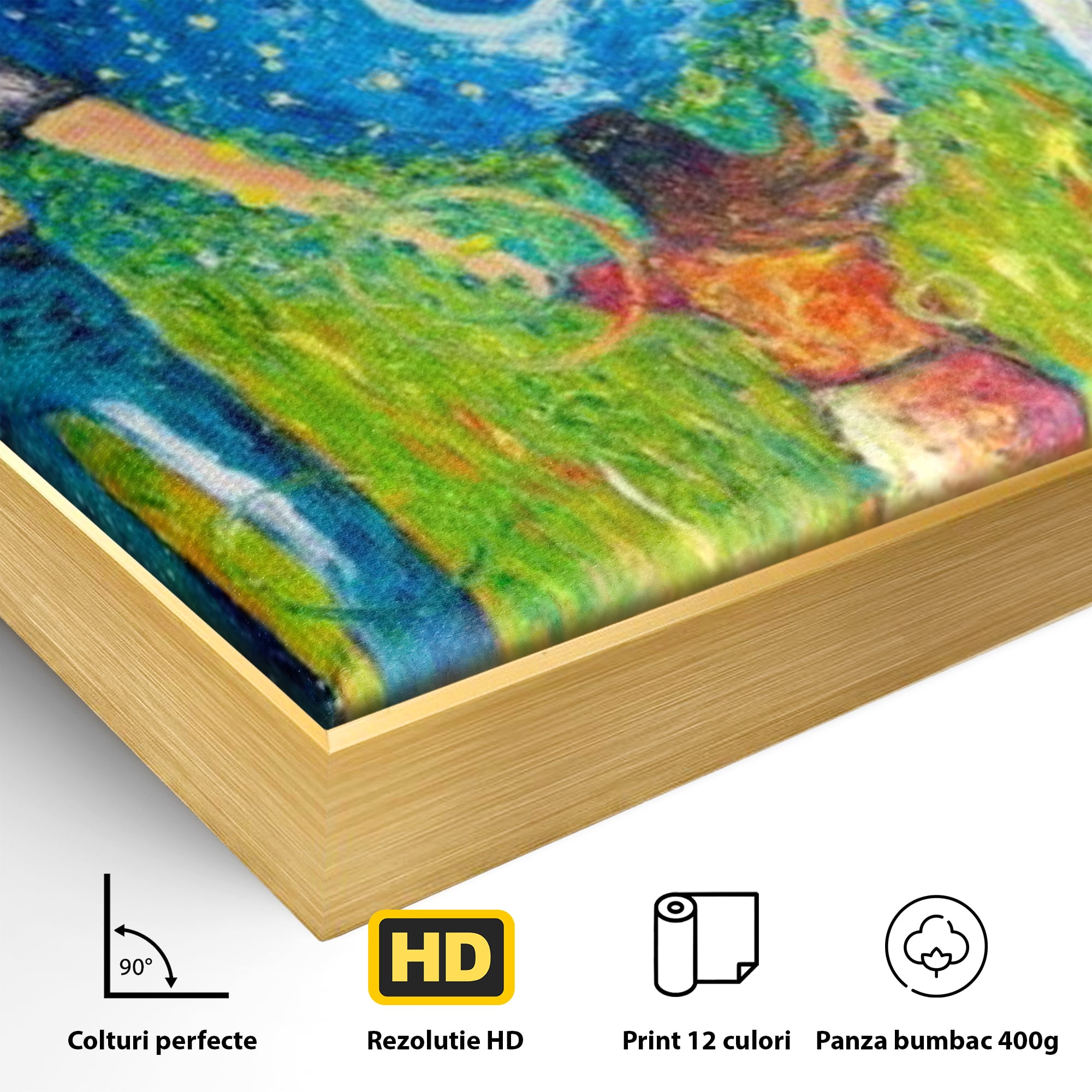 Tablou Canvas Premium, LuxCanva® K1020, Familia Impreuna, Mama, Tata, Copil, Cer, Pasi, Plimbare, Timp, Infinit, Iubire, Vesnicie, Inimi, Calatorie, Armonie, Emotie, Iubitor, Camera Copii
