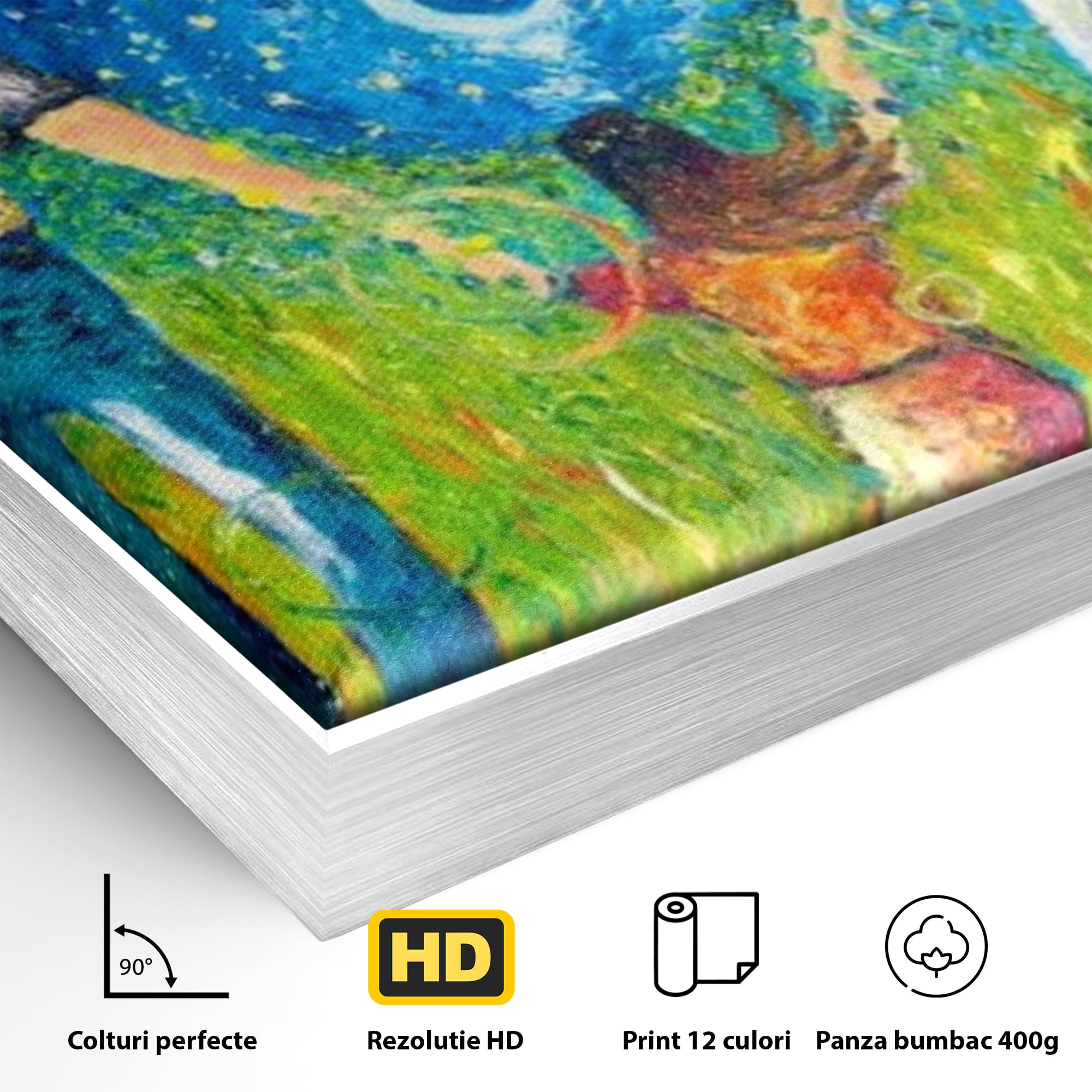 Tablou Canvas Premium, LuxCanva® K1020, Familia Impreuna, Mama, Tata, Copil, Cer, Pasi, Plimbare, Timp, Infinit, Iubire, Vesnicie, Inimi, Calatorie, Armonie, Emotie, Iubitor, Camera Copii