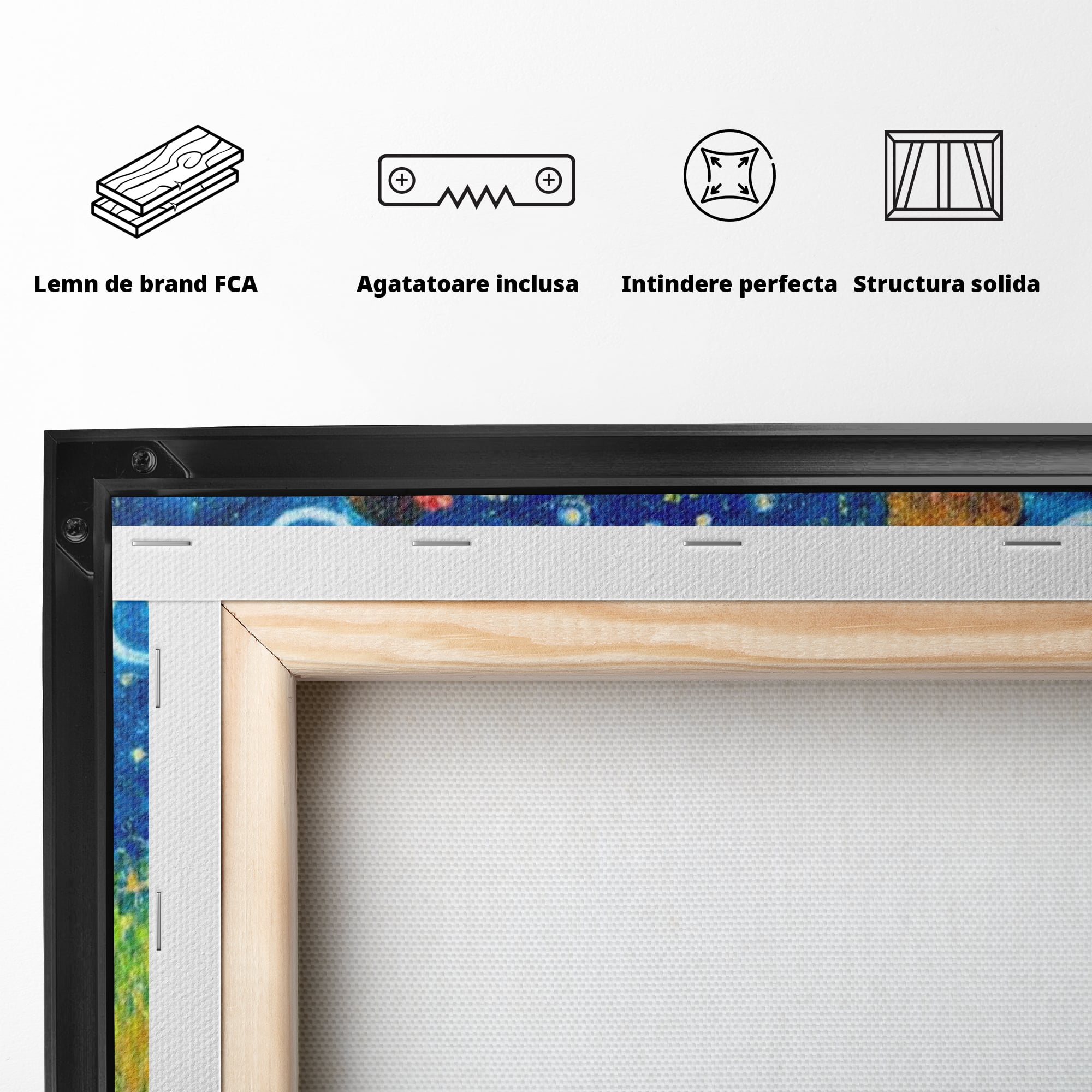 Tablou Canvas Premium, LuxCanva® K1020, Familia Impreuna, Mama, Tata, Copil, Cer, Pasi, Plimbare, Timp, Infinit, Iubire, Vesnicie, Inimi, Calatorie, Armonie, Emotie, Iubitor, Camera Copii