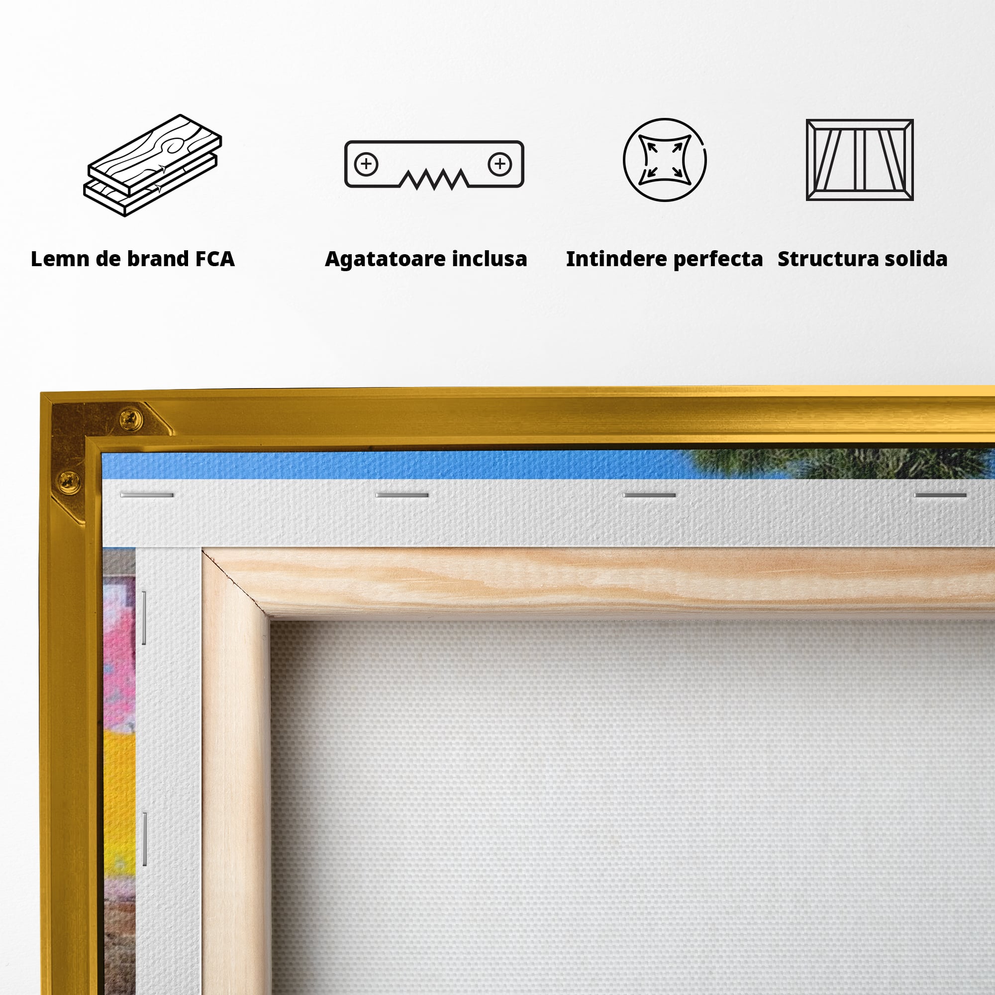 Tablou Canvas Premium, LuxCanva® K1025, Un Panda Cool, Urban, Afis, Colorat, Pop Art, Graffiti, Atitudine, Relaxare, Funcky, Ochelari de Soare, Cool, Artistic, Gradinita, Camera Copii