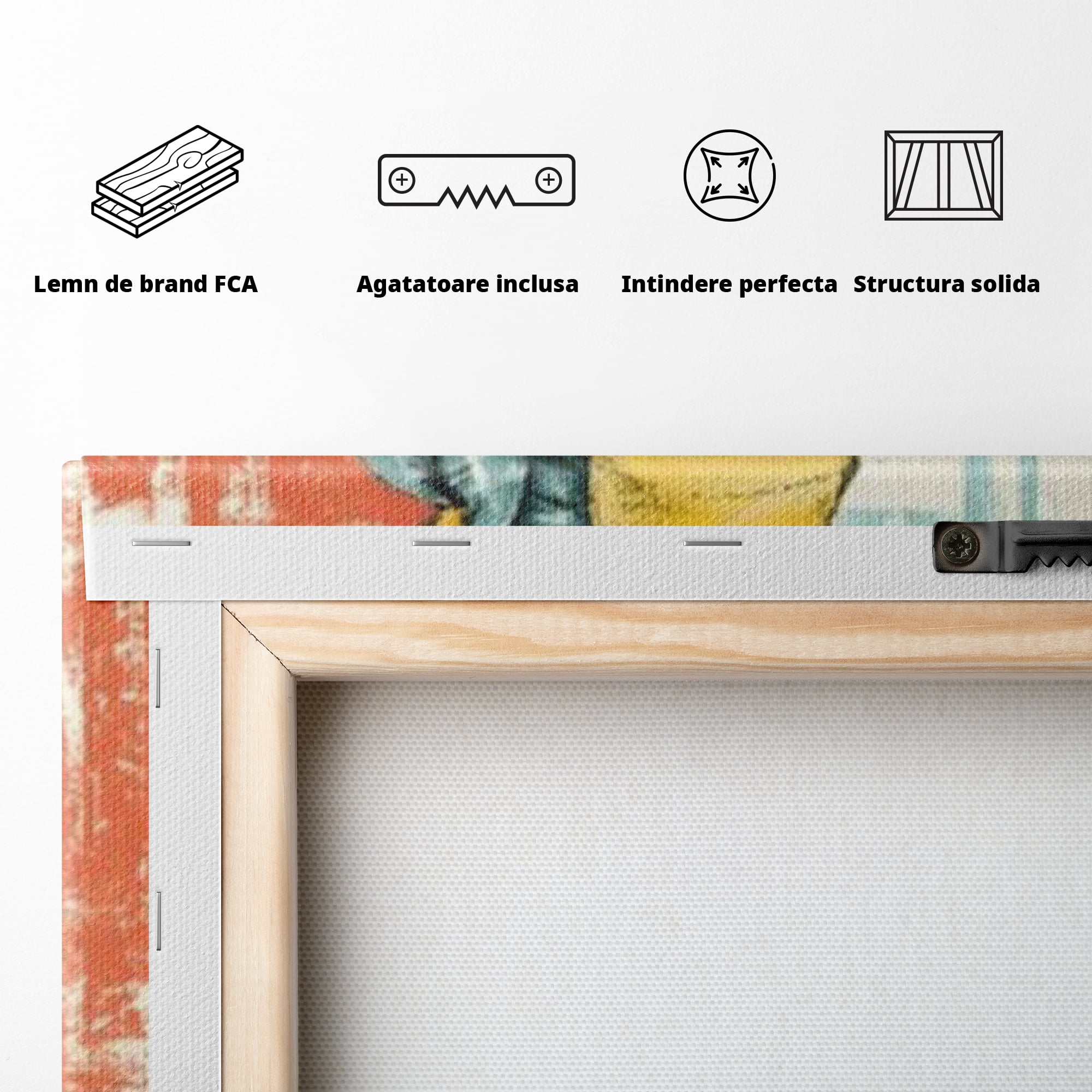 Tablou Canvas Premium, LuxCanva® K1028, Pisica Fashion,  Plimbare, Toamna, Eleganta, Felina, Ploaie, Haina, Pelerina, Galben, Pisici, Stilizare, Gradinita, Loc de Joaca, Camera Copii