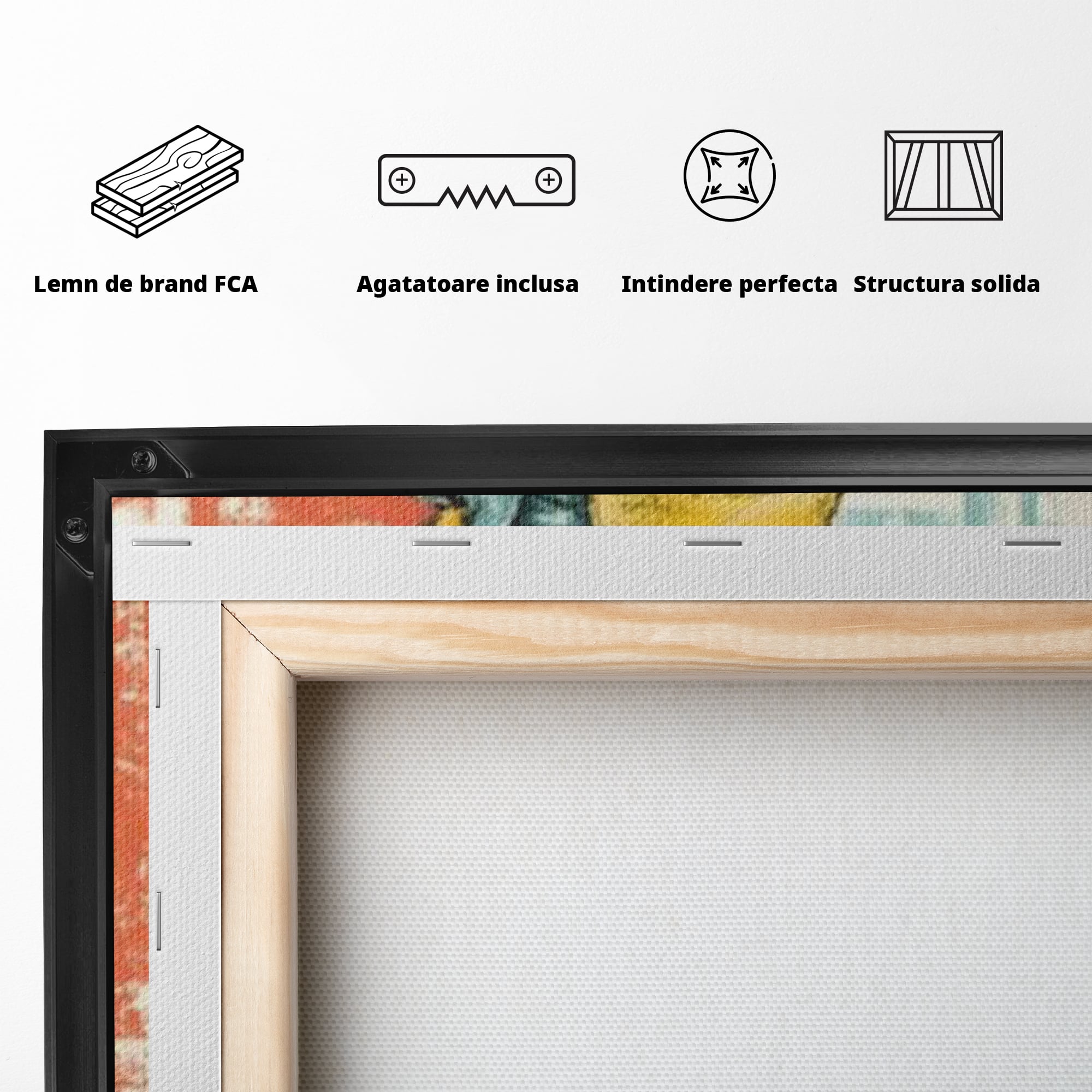 Tablou Canvas Premium, LuxCanva® K1028, Pisica Fashion,  Plimbare, Toamna, Eleganta, Felina, Ploaie, Haina, Pelerina, Galben, Pisici, Stilizare, Gradinita, Loc de Joaca, Camera Copii