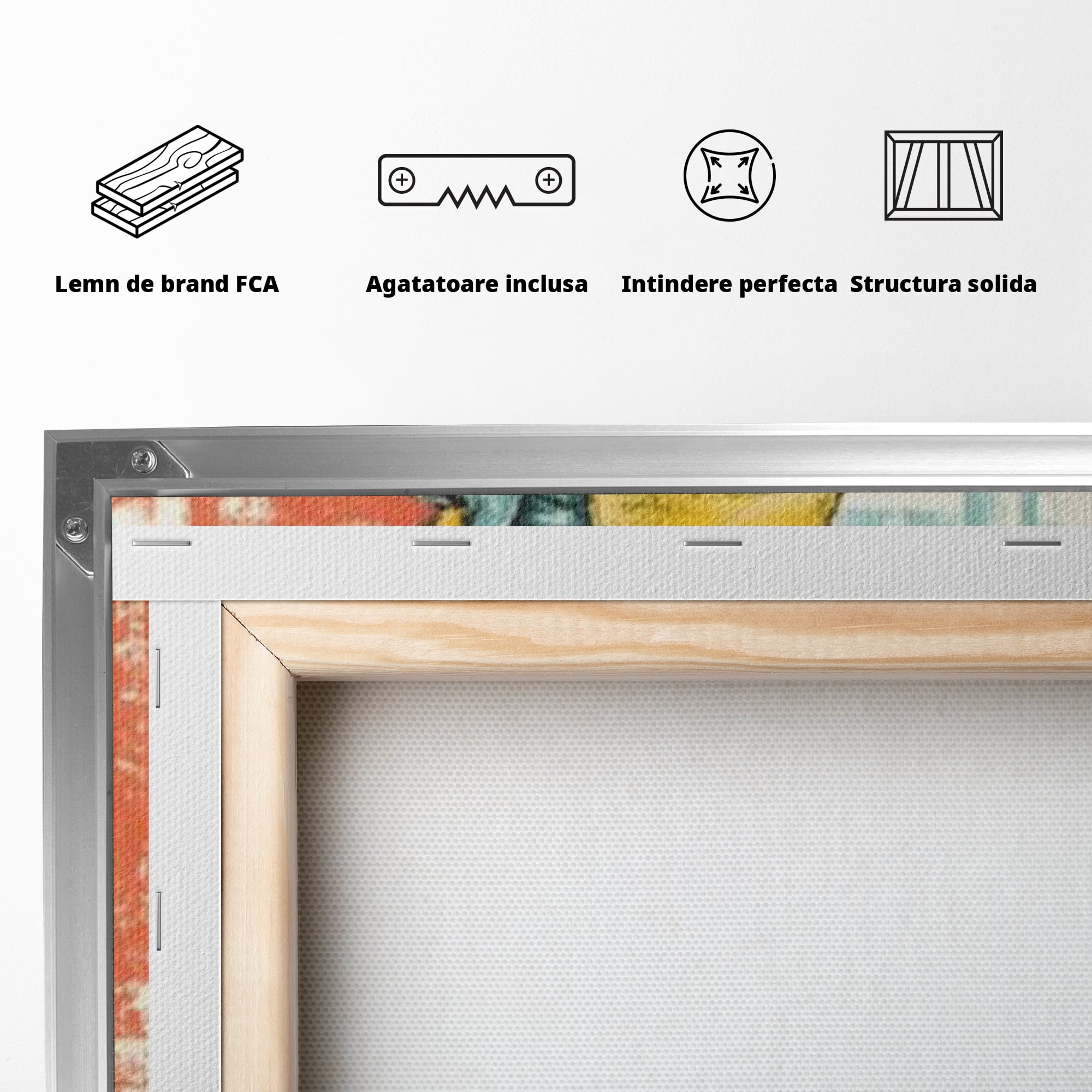 Tablou Canvas Premium, LuxCanva® K1028, Pisica Fashion,  Plimbare, Toamna, Eleganta, Felina, Ploaie, Haina, Pelerina, Galben, Pisici, Stilizare, Gradinita, Loc de Joaca, Camera Copii