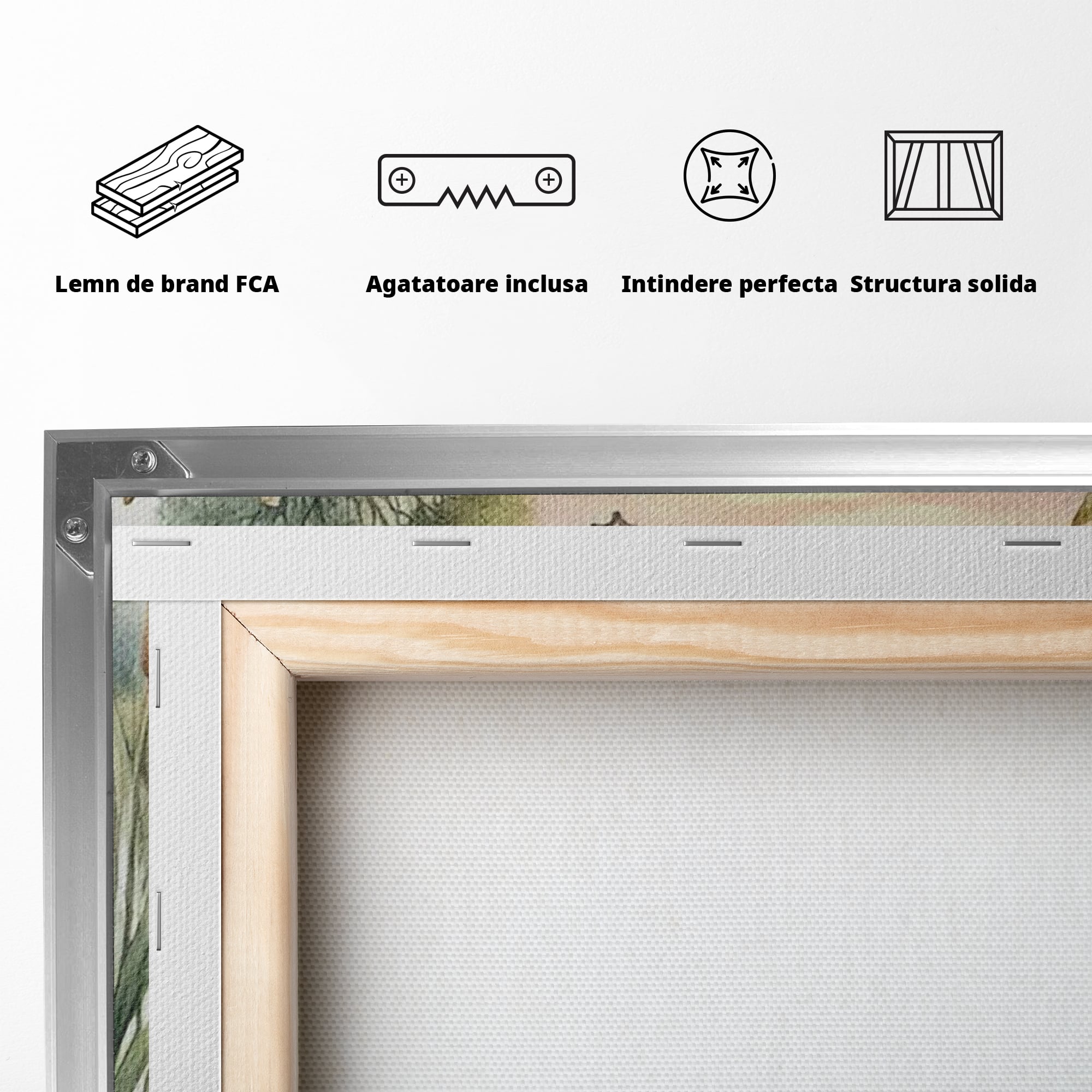 Tablou Canvas Premium, LuxCanva® K1052, Ursuletul si Ratusca, Mal, Ponton, Nuferi, Apus, Bland, Rasarit, Lac, Fermecat, Visare, Poetic, Prietenie, Legatura, Camera Copil, Dormitor