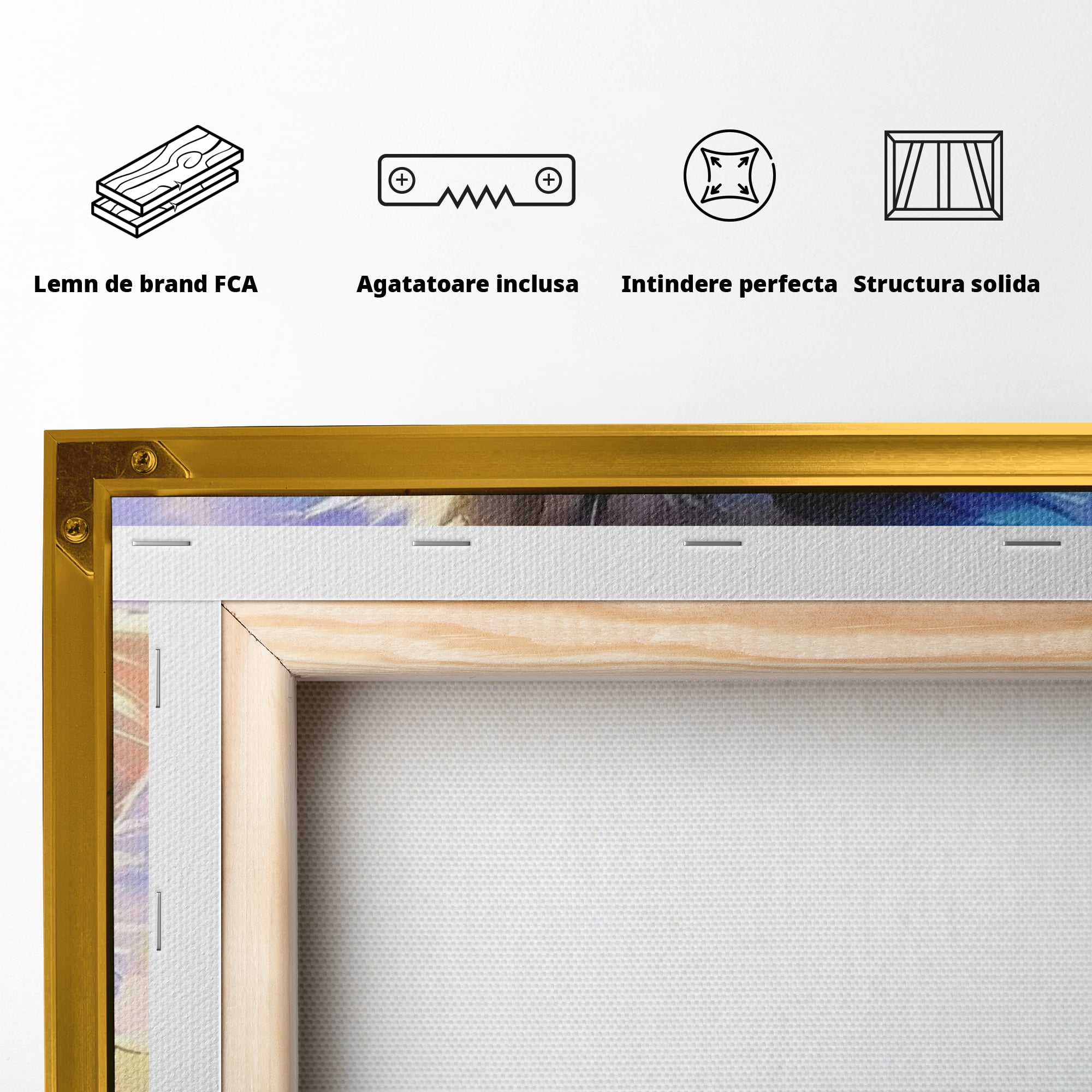 Tablou Canvas Premium, LuxCanva® K1057, Visand la Joaca, Pastel, Adorabil, Pufosenie, Pisica, Pictura, Poveste, Visare, Albastru, Camera Copil, Dormitor