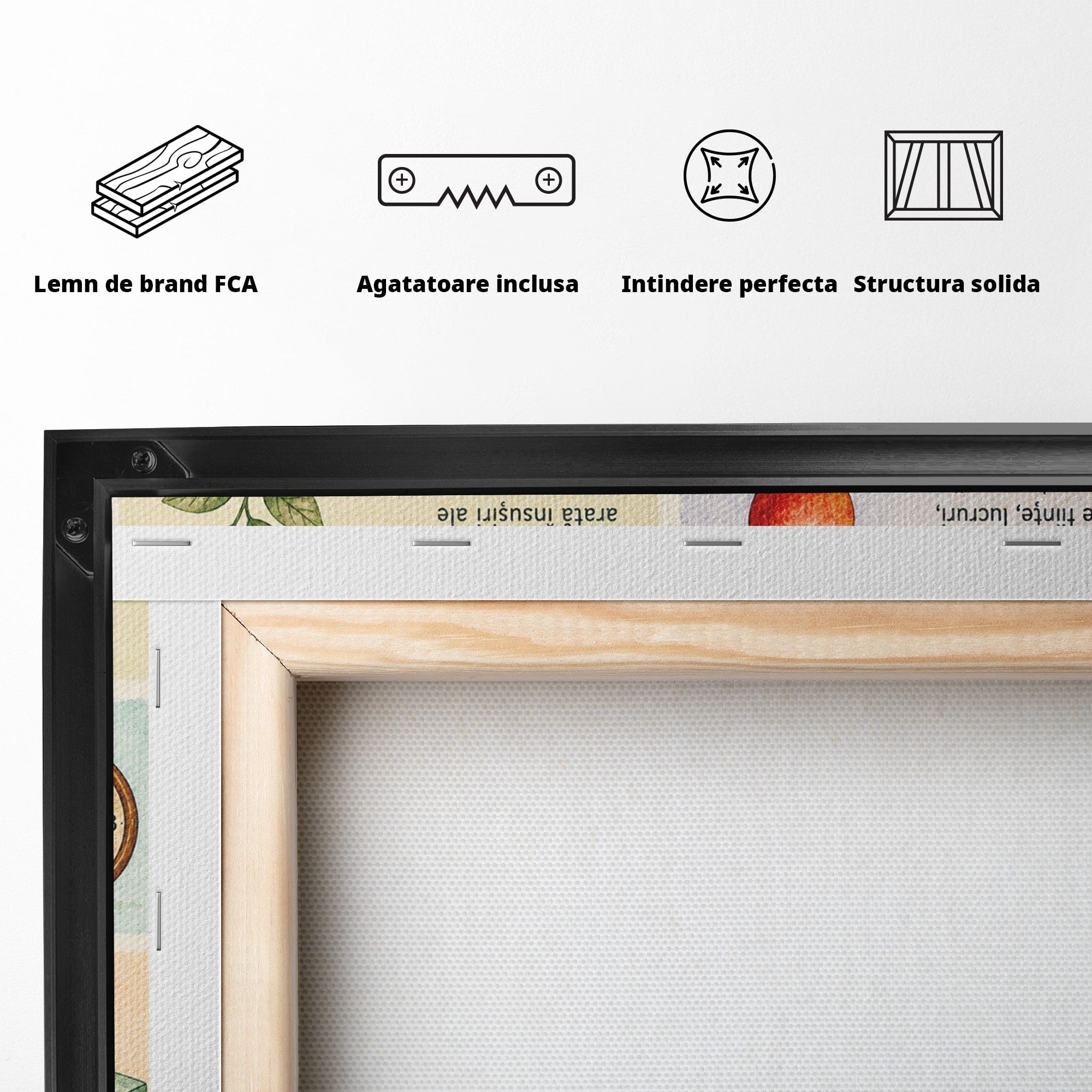 Tablou Canvas Premium LuxCanva® K1080, Partile De Vorbire Educative, Educatie, Copii, Invatare, Scoala, Clasa, Dormitor, Culori Vibrante