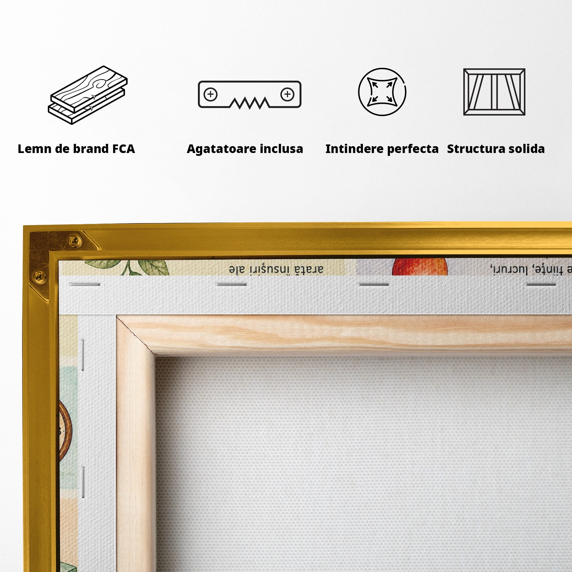 Tablou Canvas Premium LuxCanva® K1080, Partile De Vorbire Educative, Educatie, Copii, Invatare, Scoala, Clasa, Dormitor, Culori Vibrante