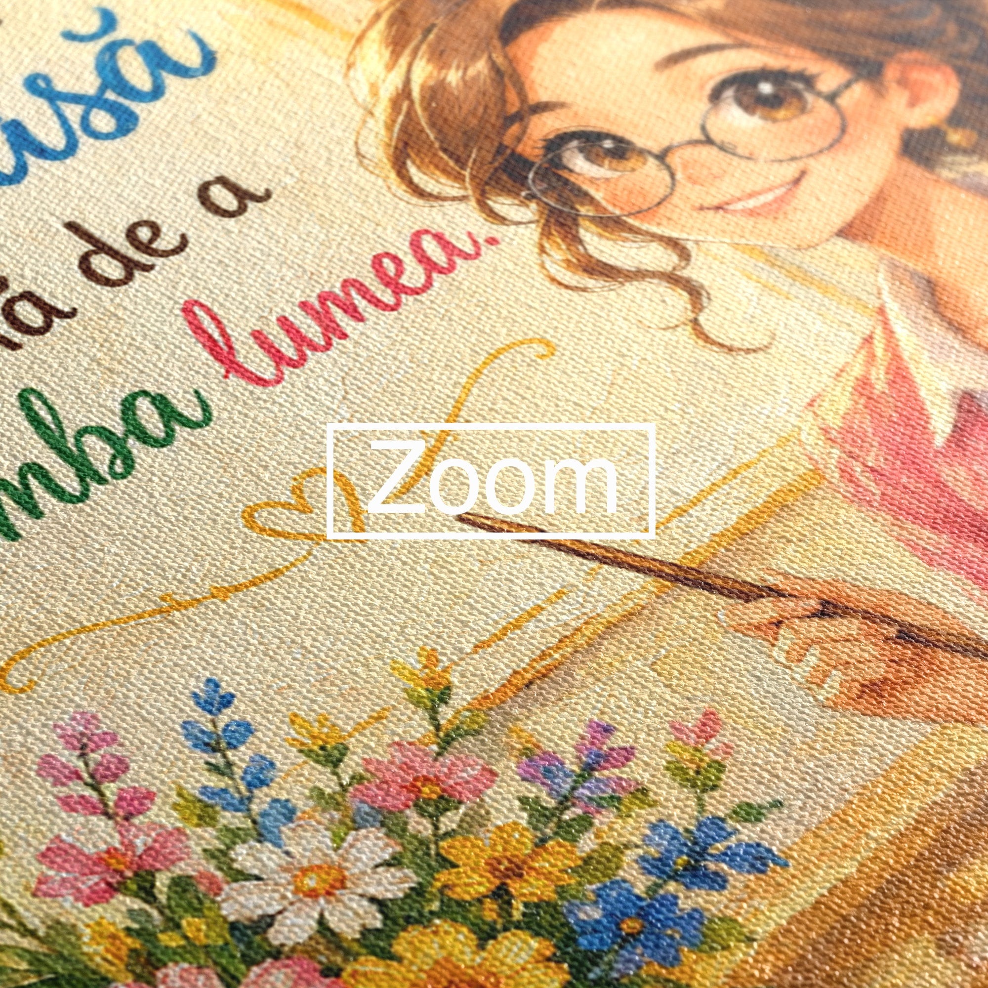 Tablou Canvas Premium LuxCanva® K1095, Educatia Schimba Lumea, Educatie, Inspiratie, Scoala, Birou, Citate, Culori Vibrante