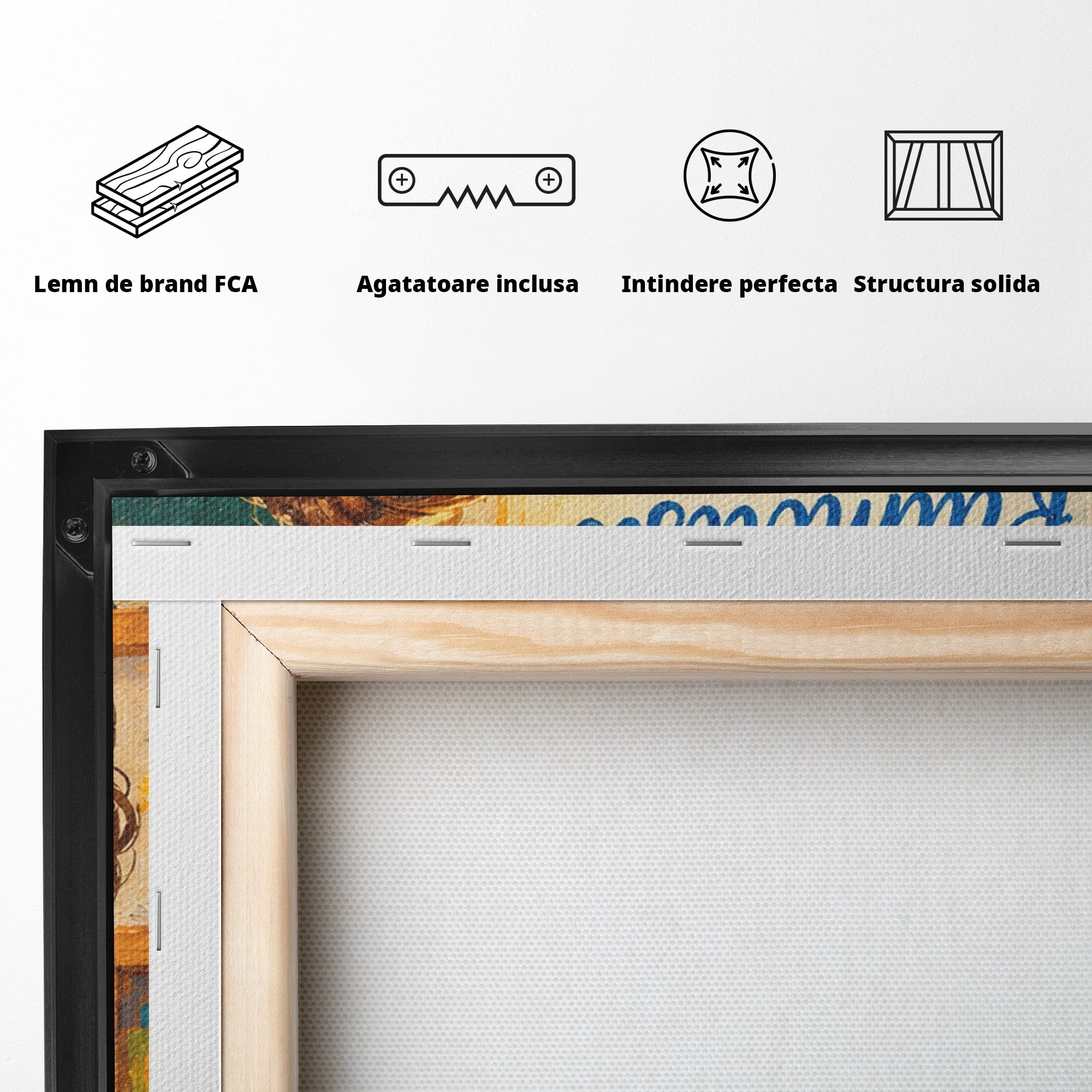 Tablou Canvas Premium LuxCanva® K1095, Educatia Schimba Lumea, Educatie, Inspiratie, Scoala, Birou, Citate, Culori Vibrante