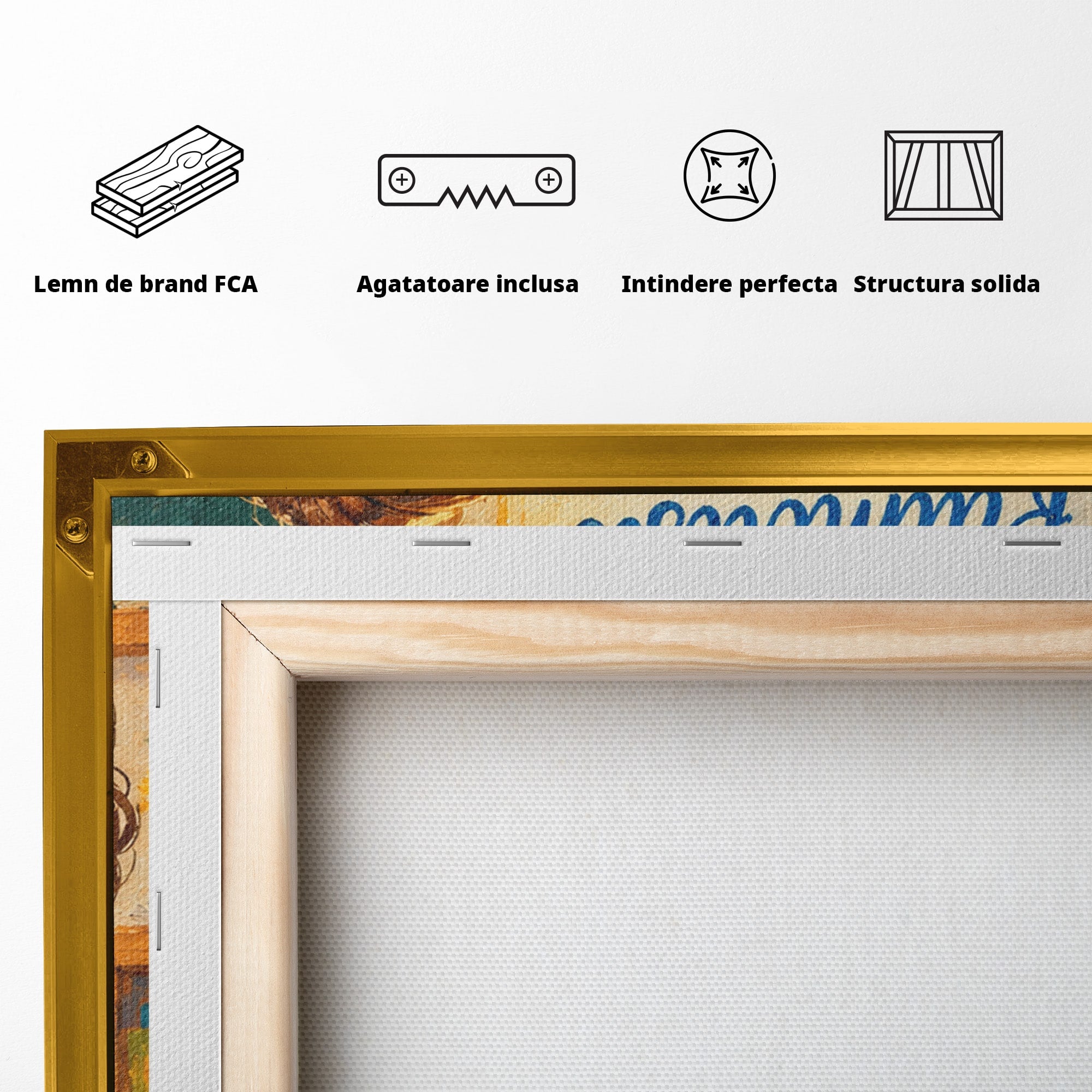 Tablou Canvas Premium LuxCanva® K1095, Educatia Schimba Lumea, Educatie, Inspiratie, Scoala, Birou, Citate, Culori Vibrante
