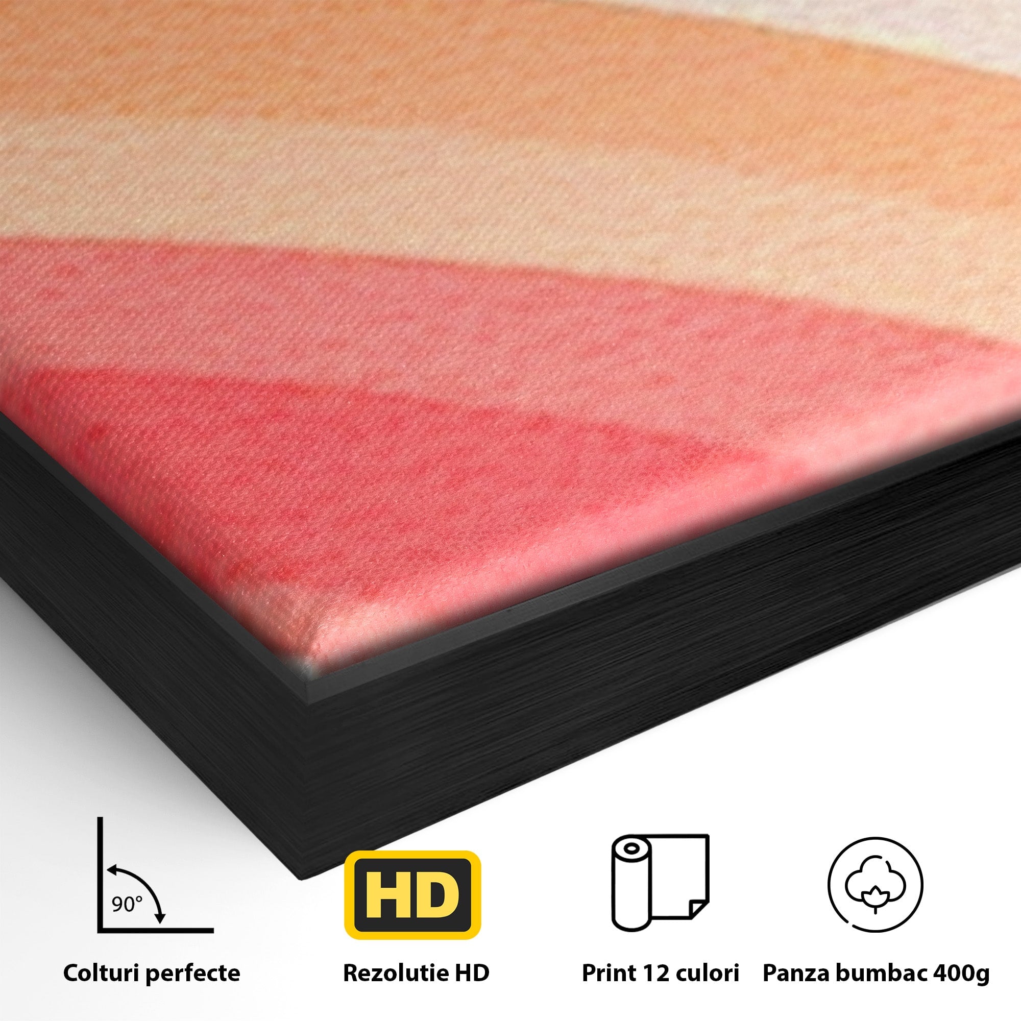 Set 2 Tablouri Canvas Premium LuxCanva® K2-1034, Zambetul Cerului, Pastel, Curcubeu, Nori, Pufosi, Energie, Blandete, Atmosfera, Copilarie, Cer, Poveste, Optimism, Fericire, Camera Copil, Dormitor