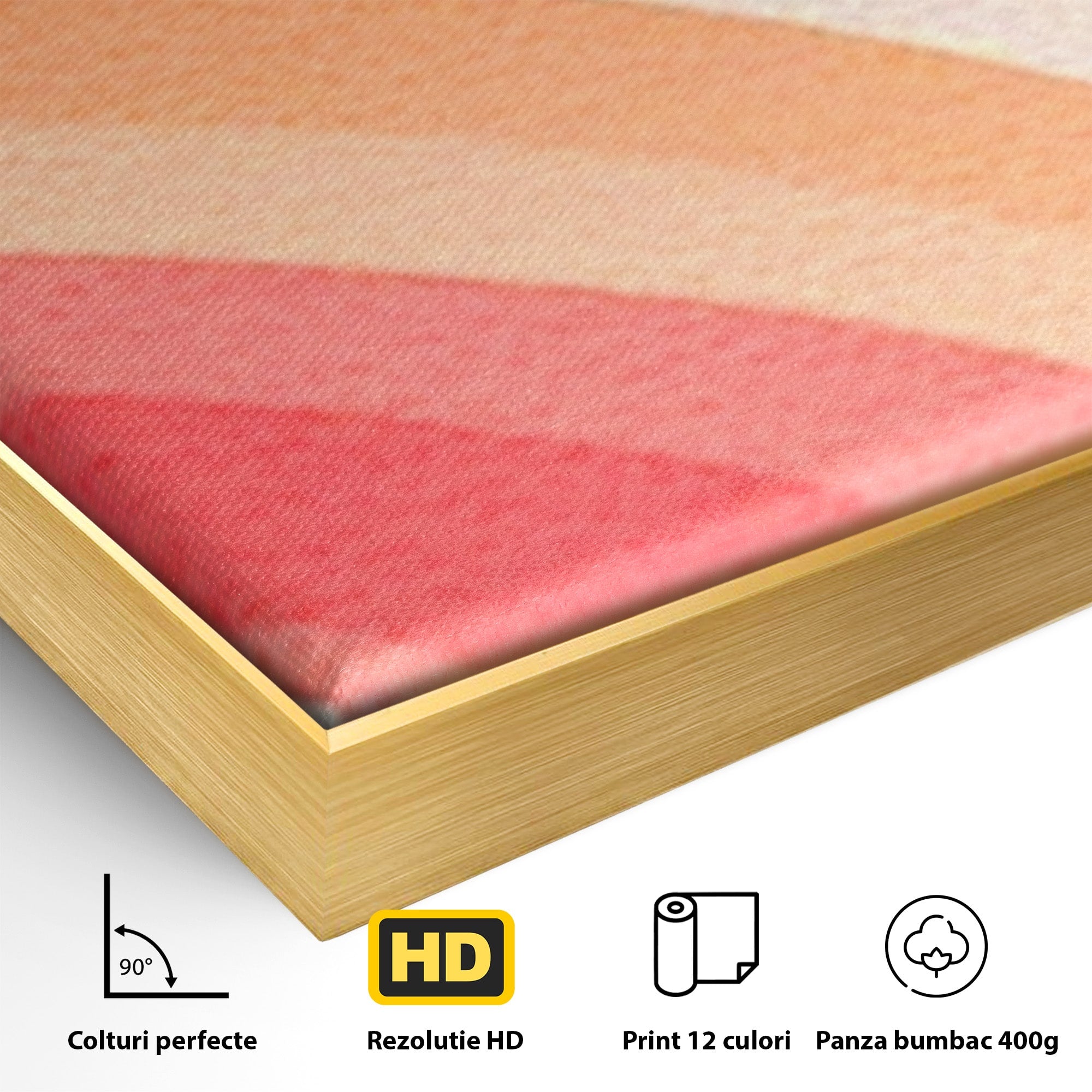 Set 2 Tablouri Canvas Premium LuxCanva® K2-1034, Zambetul Cerului, Pastel, Curcubeu, Nori, Pufosi, Energie, Blandete, Atmosfera, Copilarie, Cer, Poveste, Optimism, Fericire, Camera Copil, Dormitor