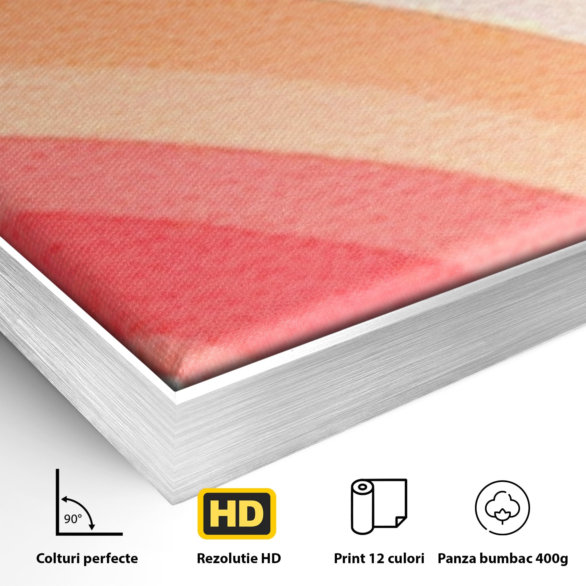 Set 2 Tablouri Canvas Premium LuxCanva® K2-1034, Zambetul Cerului, Pastel, Curcubeu, Nori, Pufosi, Energie, Blandete, Atmosfera, Copilarie, Cer, Poveste, Optimism, Fericire, Camera Copil, Dormitor