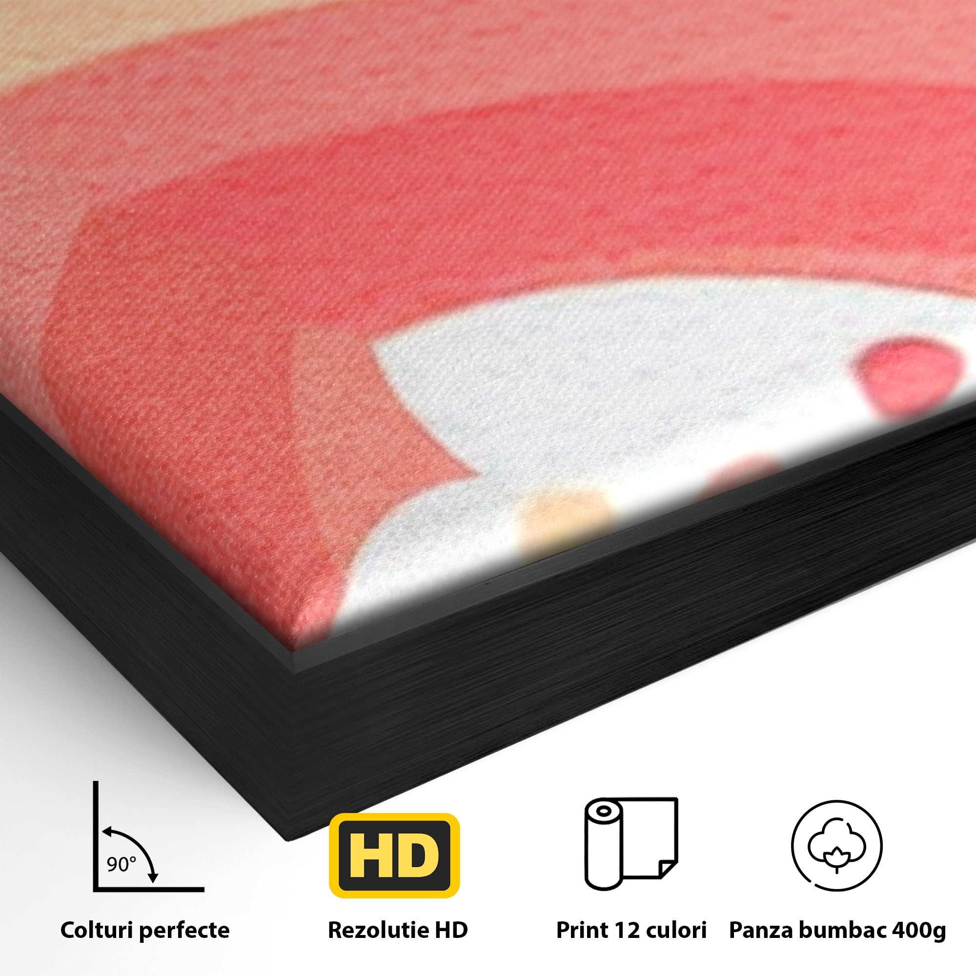 Set 3 Tablouri Canvas Premium LuxCanva® K3-1034, Zambetul Cerului, Pastel, Curcubeu, Nori, Pufosi, Energie, Blandete, Atmosfera, Copilarie, Cer, Poveste, Optimism, Fericire, Camera Copil, Dormitor