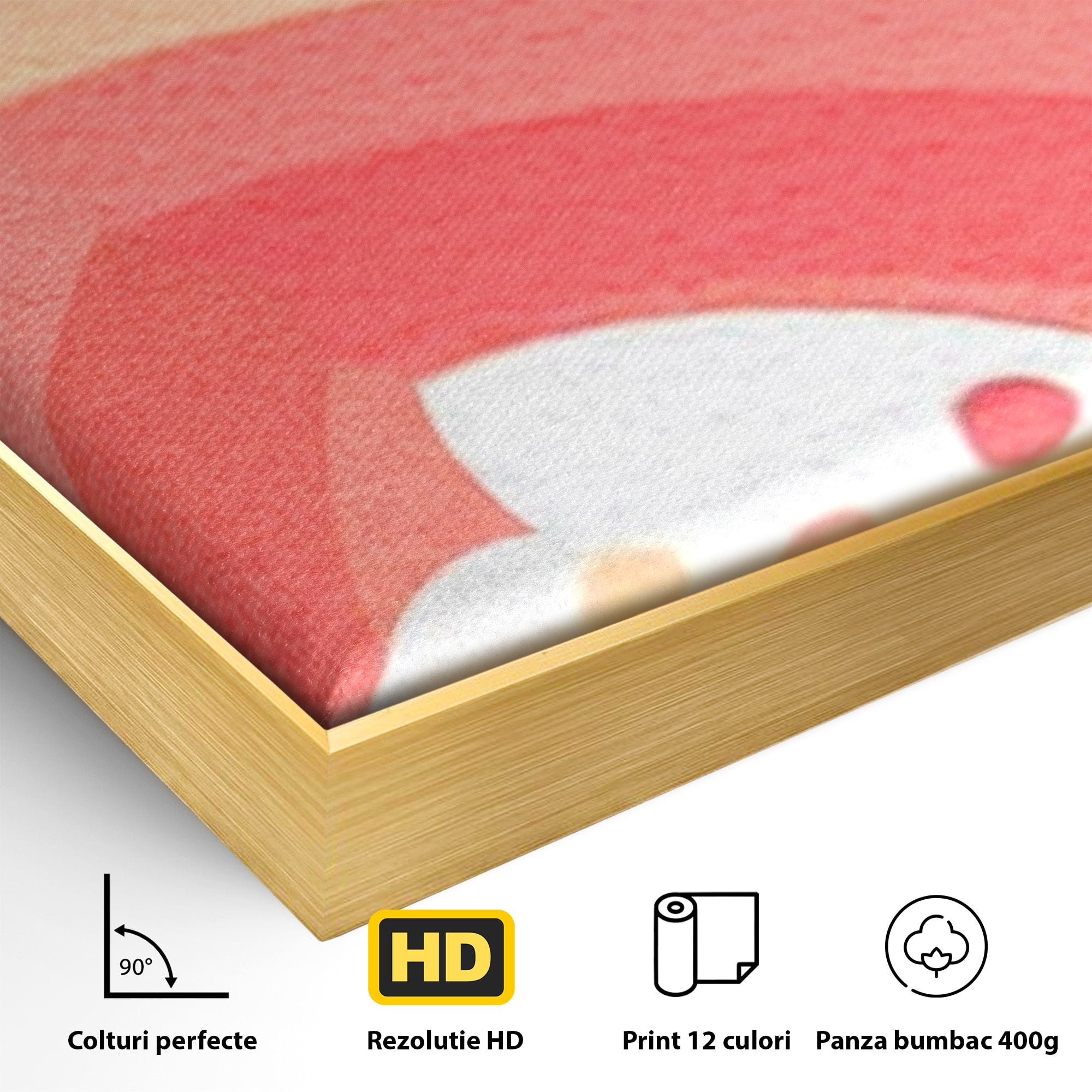 Set 3 Tablouri Canvas Premium LuxCanva® K3-1034, Zambetul Cerului, Pastel, Curcubeu, Nori, Pufosi, Energie, Blandete, Atmosfera, Copilarie, Cer, Poveste, Optimism, Fericire, Camera Copil, Dormitor