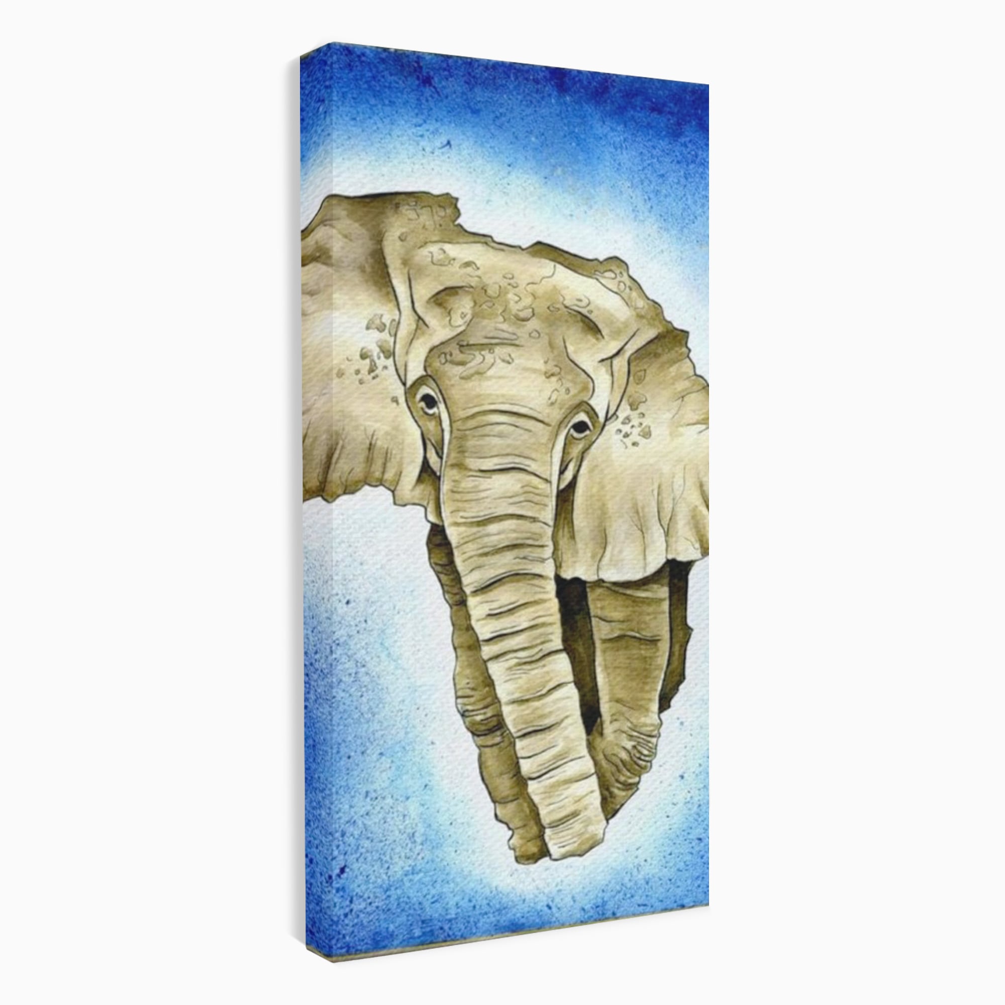 Leinwand Premium Canvas Wall Art, LuxCanva® L1005, Herald of the Great African Sea, Afrika, Elefant, Portrait, Tropen, Fauna, Savanne, Safari, Ökosystem