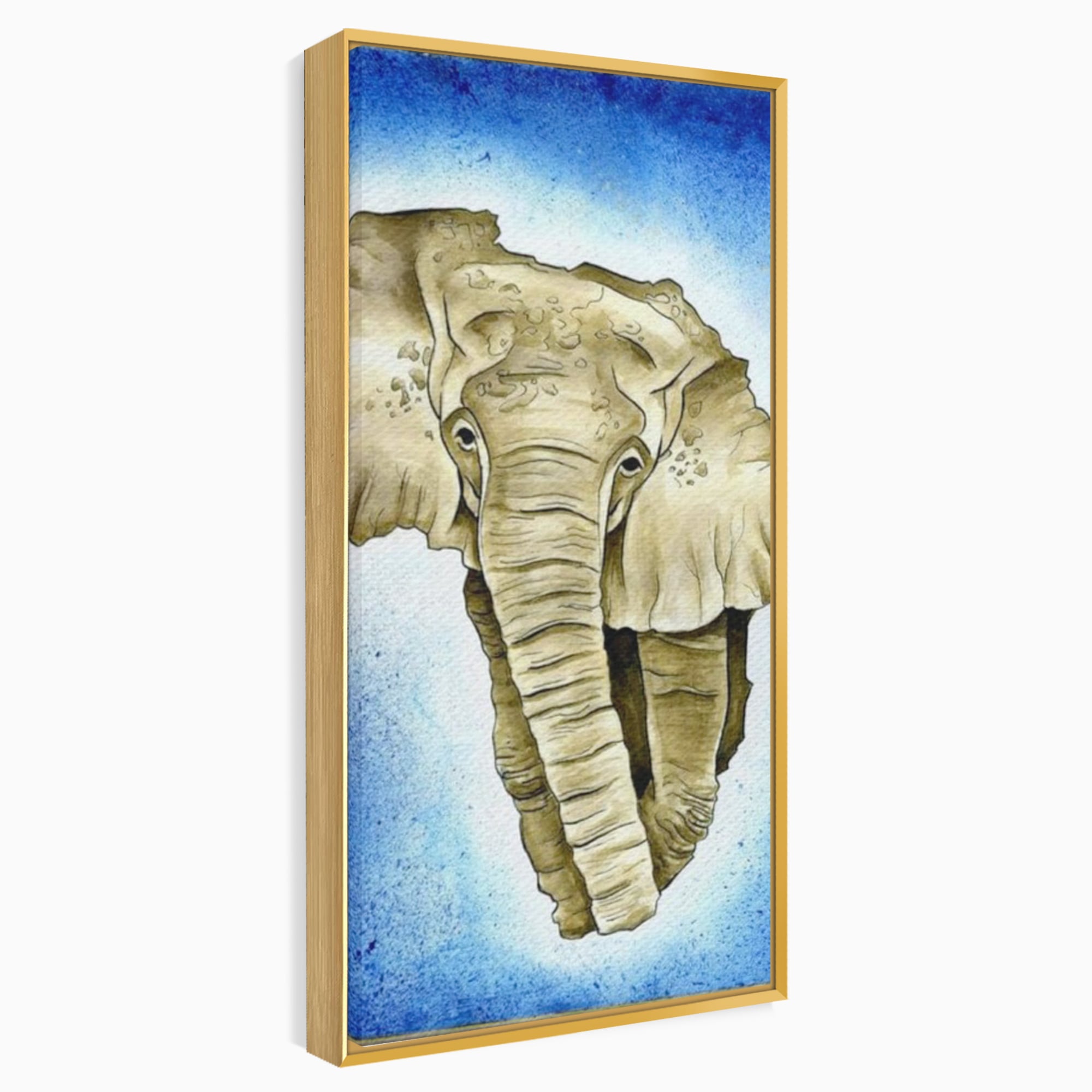 Leinwand Premium Canvas Wall Art, LuxCanva® L1005, Herald of the Great African Sea, Afrika, Elefant, Portrait, Tropen, Fauna, Savanne, Safari, Ökosystem