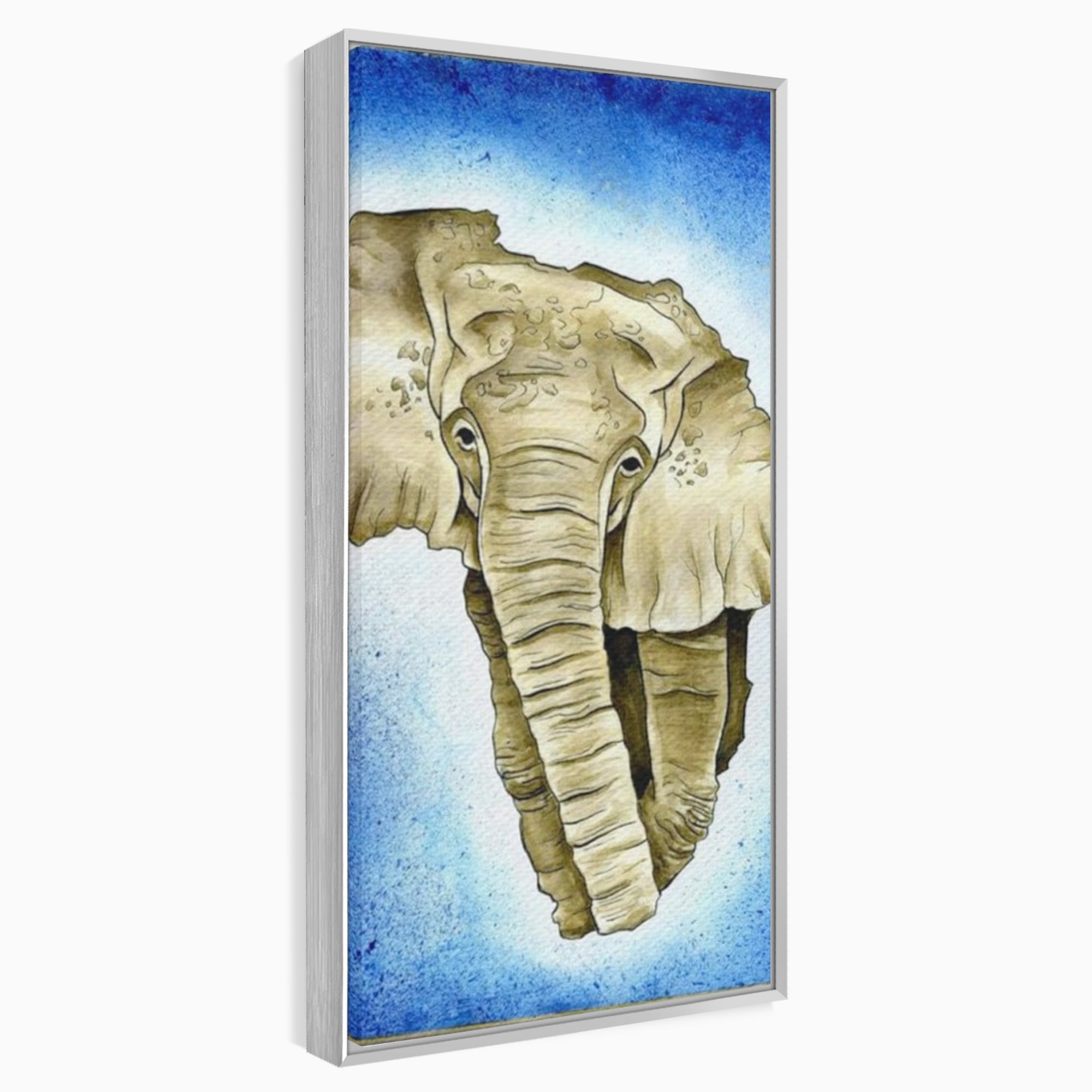 Leinwand Premium Canvas Wall Art, LuxCanva® L1005, Herald of the Great African Sea, Afrika, Elefant, Portrait, Tropen, Fauna, Savanne, Safari, Ökosystem