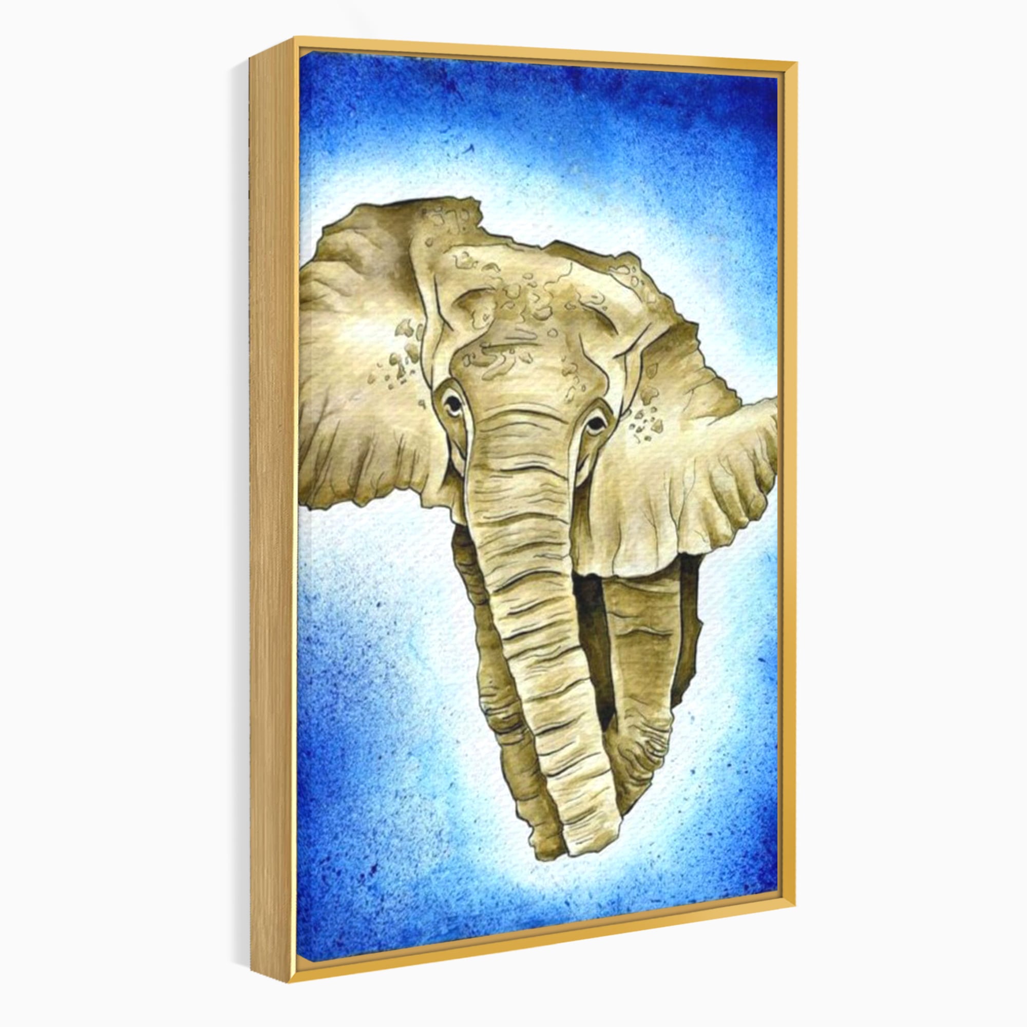 Leinwand Premium Canvas Wall Art, LuxCanva® L1005, Herald of the Great African Sea, Afrika, Elefant, Portrait, Tropen, Fauna, Savanne, Safari, Ökosystem