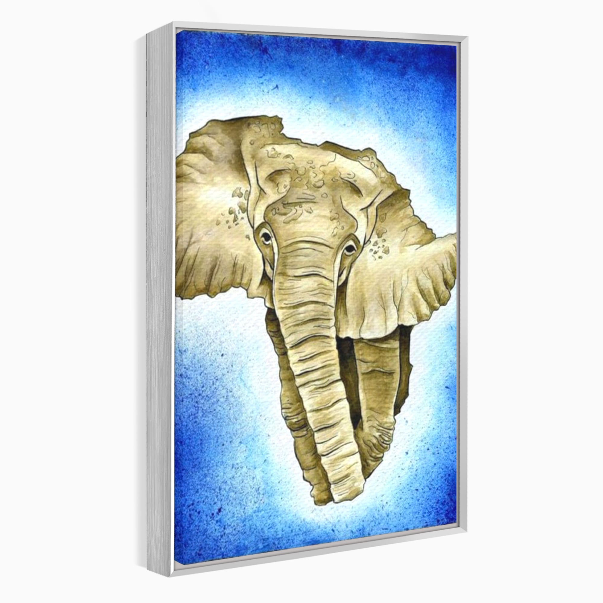 Leinwand Premium Canvas Wall Art, LuxCanva® L1005, Herald of the Great African Sea, Afrika, Elefant, Portrait, Tropen, Fauna, Savanne, Safari, Ökosystem