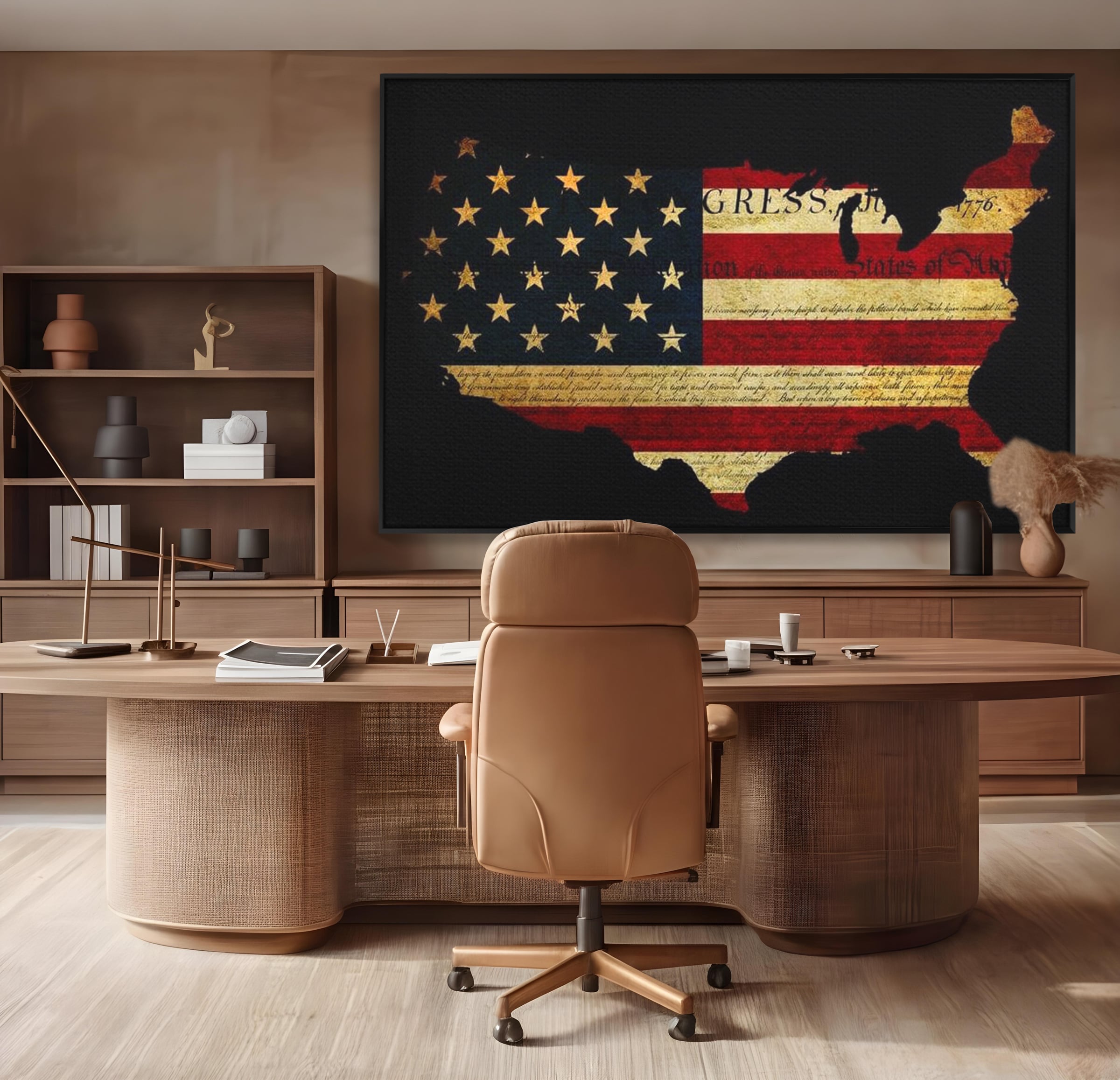 Leinwand Wandbilder Canvas Premium, LuxCanva® L1013, Flagge der Freiheit, Flagge, Amerika, Vaterland, Freiheit, Kontinent, Geschichte, Büro, Wohnen, Kinderzimmer