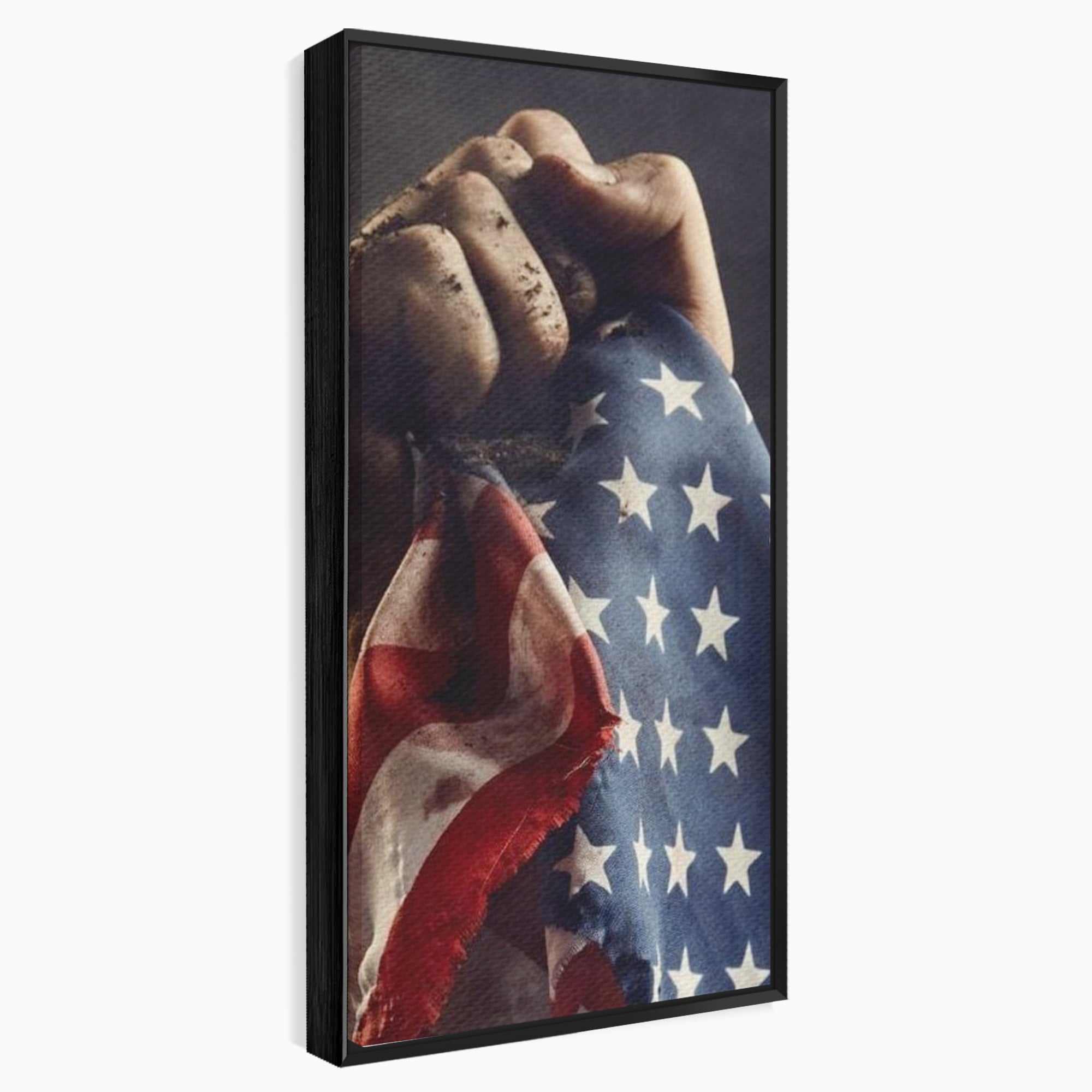 Leinwandbilder Premium, LuxCanva® L1015, Kampf um Ruhm, Flagge, Kultur, Geschichte, USA, Held, Mut, Macht, Büro, Wohnen, Kinderzimmer