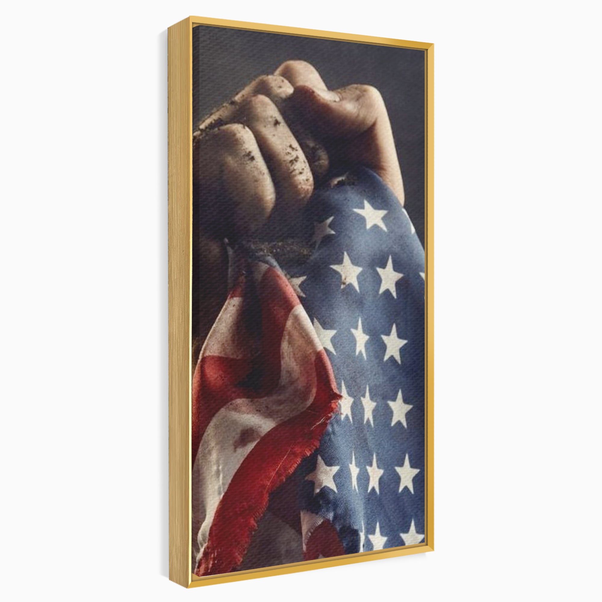 Leinwandbilder Premium, LuxCanva® L1015, Kampf um Ruhm, Flagge, Kultur, Geschichte, USA, Held, Mut, Macht, Büro, Wohnen, Kinderzimmer