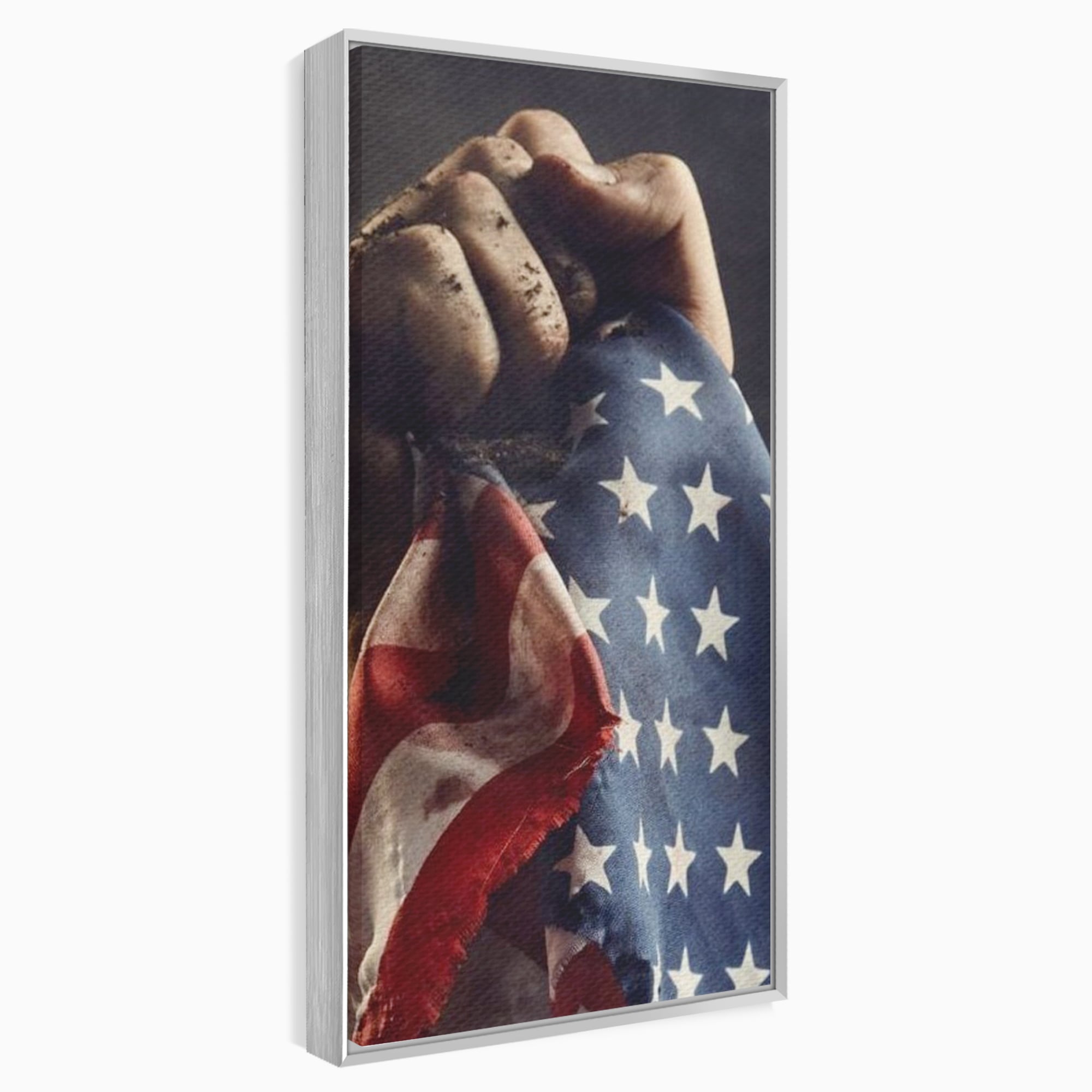Leinwandbilder Premium, LuxCanva® L1015, Kampf um Ruhm, Flagge, Kultur, Geschichte, USA, Held, Mut, Macht, Büro, Wohnen, Kinderzimmer