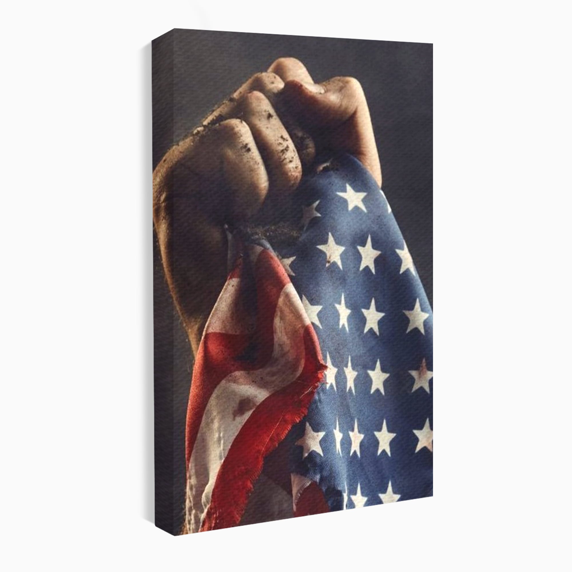 Leinwandbilder Premium, LuxCanva® L1015, Kampf um Ruhm, Flagge, Kultur, Geschichte, USA, Held, Mut, Macht, Büro, Wohnen, Kinderzimmer