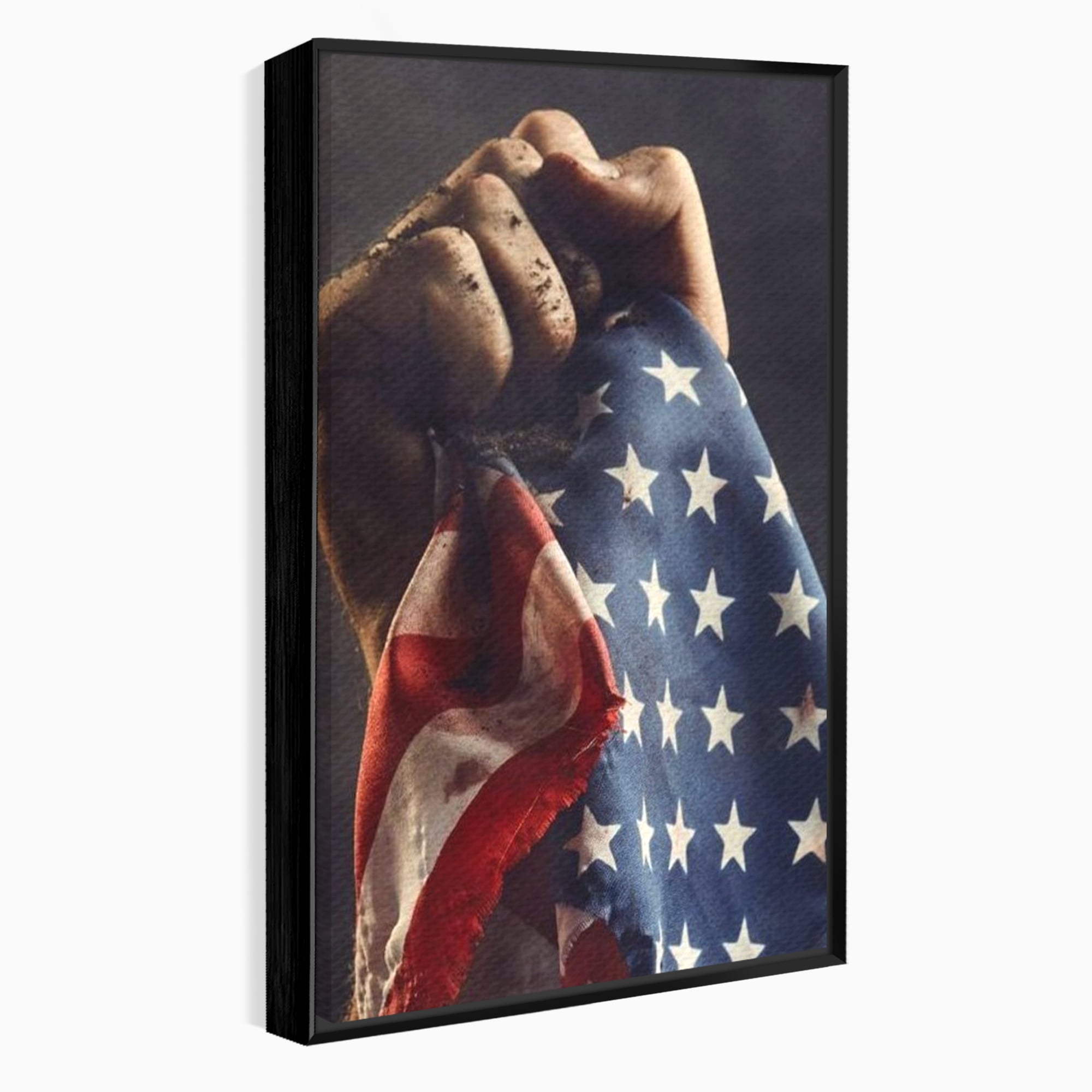 Leinwandbilder Premium, LuxCanva® L1015, Kampf um Ruhm, Flagge, Kultur, Geschichte, USA, Held, Mut, Macht, Büro, Wohnen, Kinderzimmer