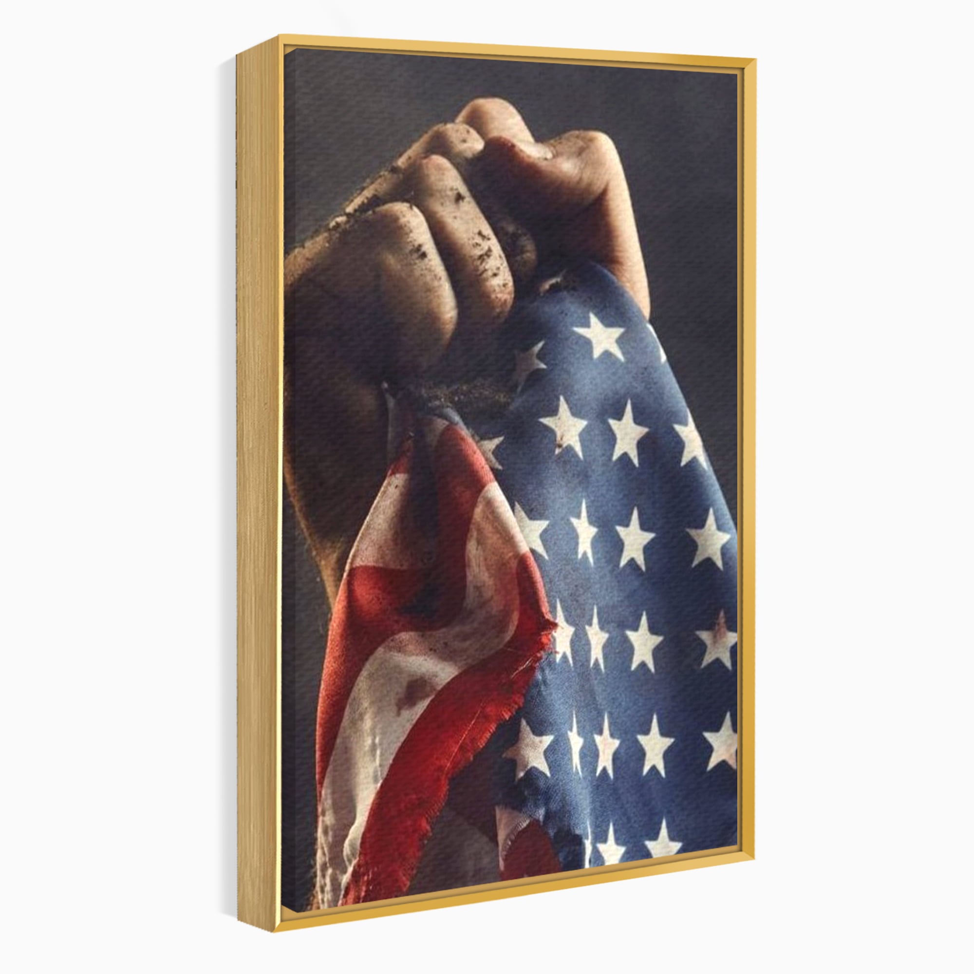 Leinwandbilder Premium, LuxCanva® L1015, Kampf um Ruhm, Flagge, Kultur, Geschichte, USA, Held, Mut, Macht, Büro, Wohnen, Kinderzimmer