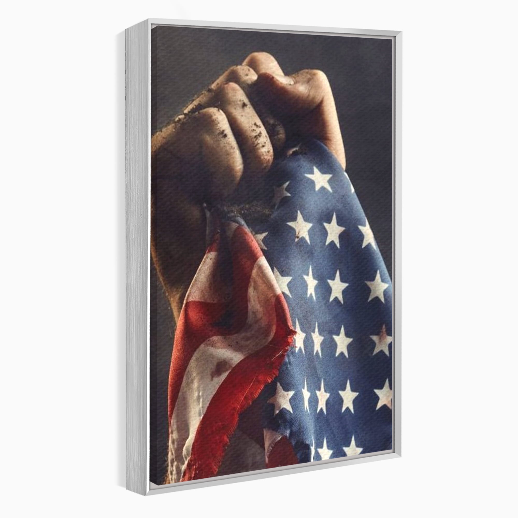 Leinwandbilder Premium, LuxCanva® L1015, Kampf um Ruhm, Flagge, Kultur, Geschichte, USA, Held, Mut, Macht, Büro, Wohnen, Kinderzimmer