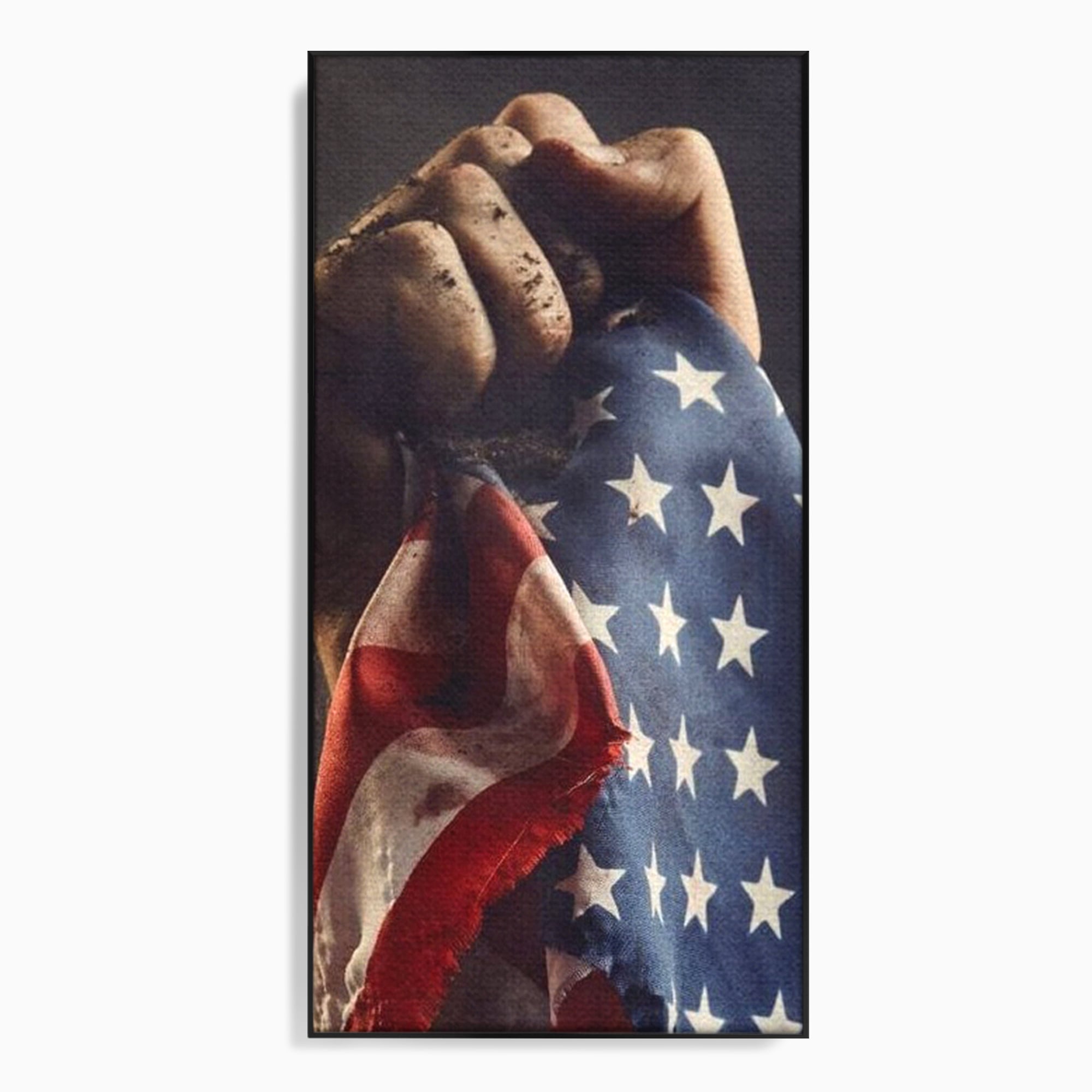 Leinwandbilder Premium, LuxCanva® L1015, Kampf um Ruhm, Flagge, Kultur, Geschichte, USA, Held, Mut, Macht, Büro, Wohnen, Kinderzimmer