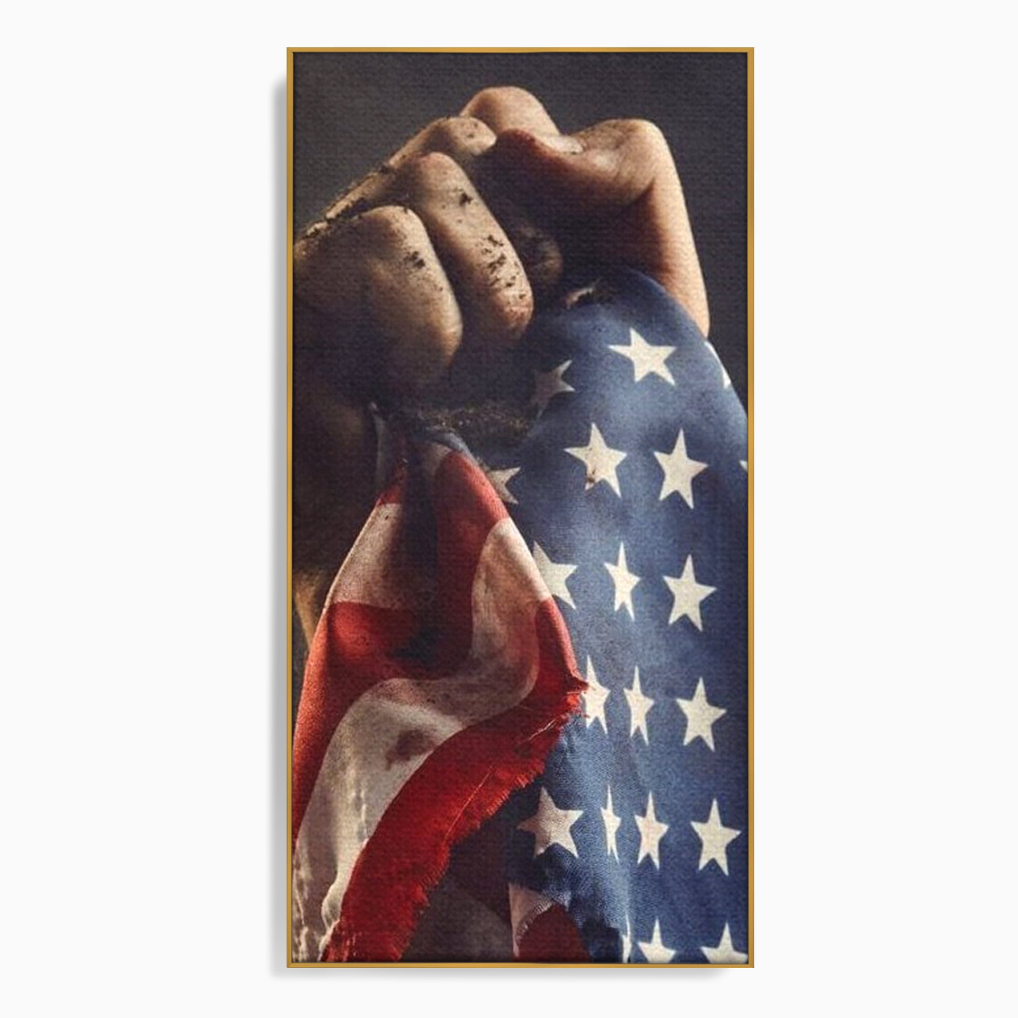 Leinwandbilder Premium, LuxCanva® L1015, Kampf um Ruhm, Flagge, Kultur, Geschichte, USA, Held, Mut, Macht, Büro, Wohnen, Kinderzimmer