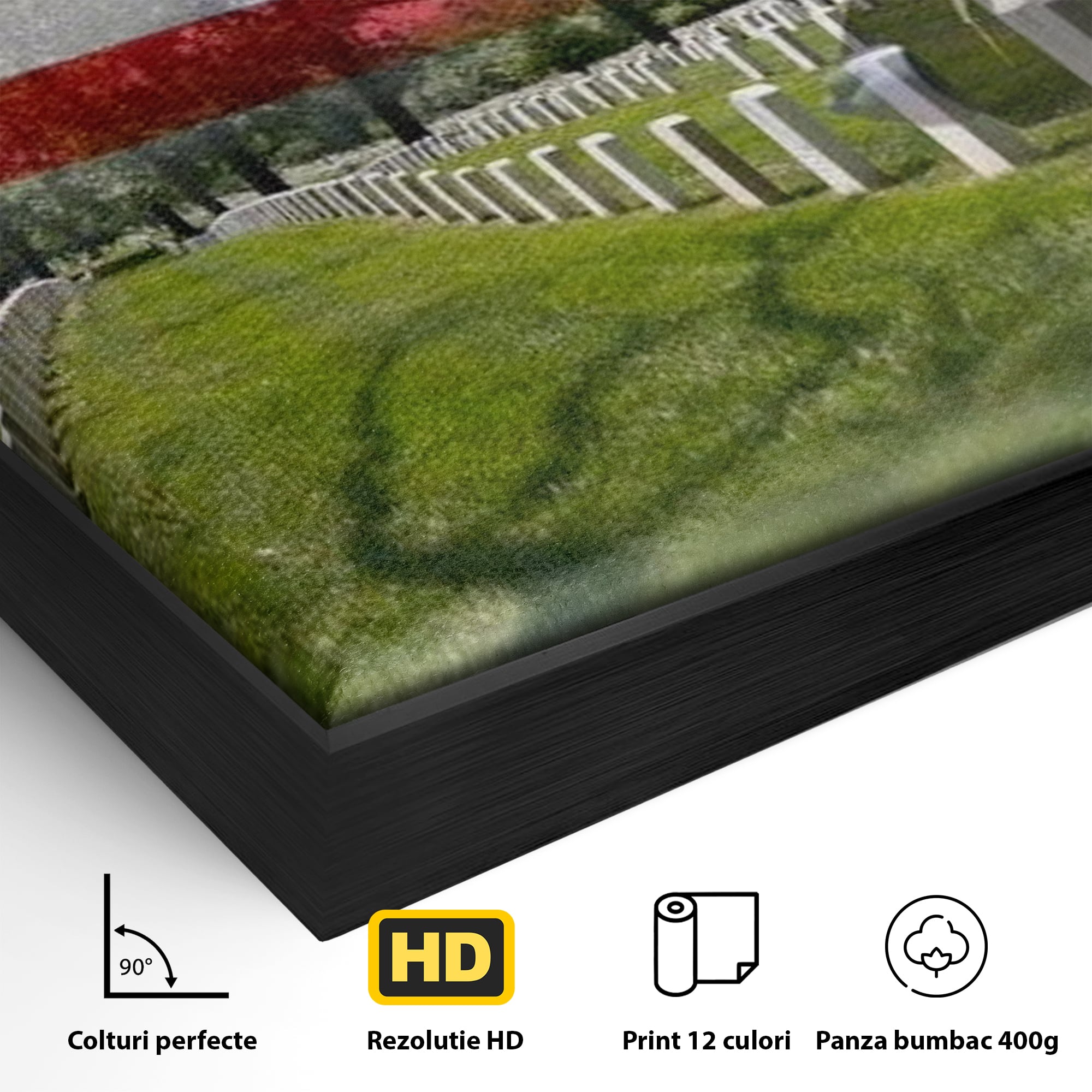 Tablou Canvas Premium, LuxCanva® L1017, Eroi sub Stele, Eroi, Patrie, Onoare, Militar, Soldat, USA, Drapel, Birou, Living, Camera Copii