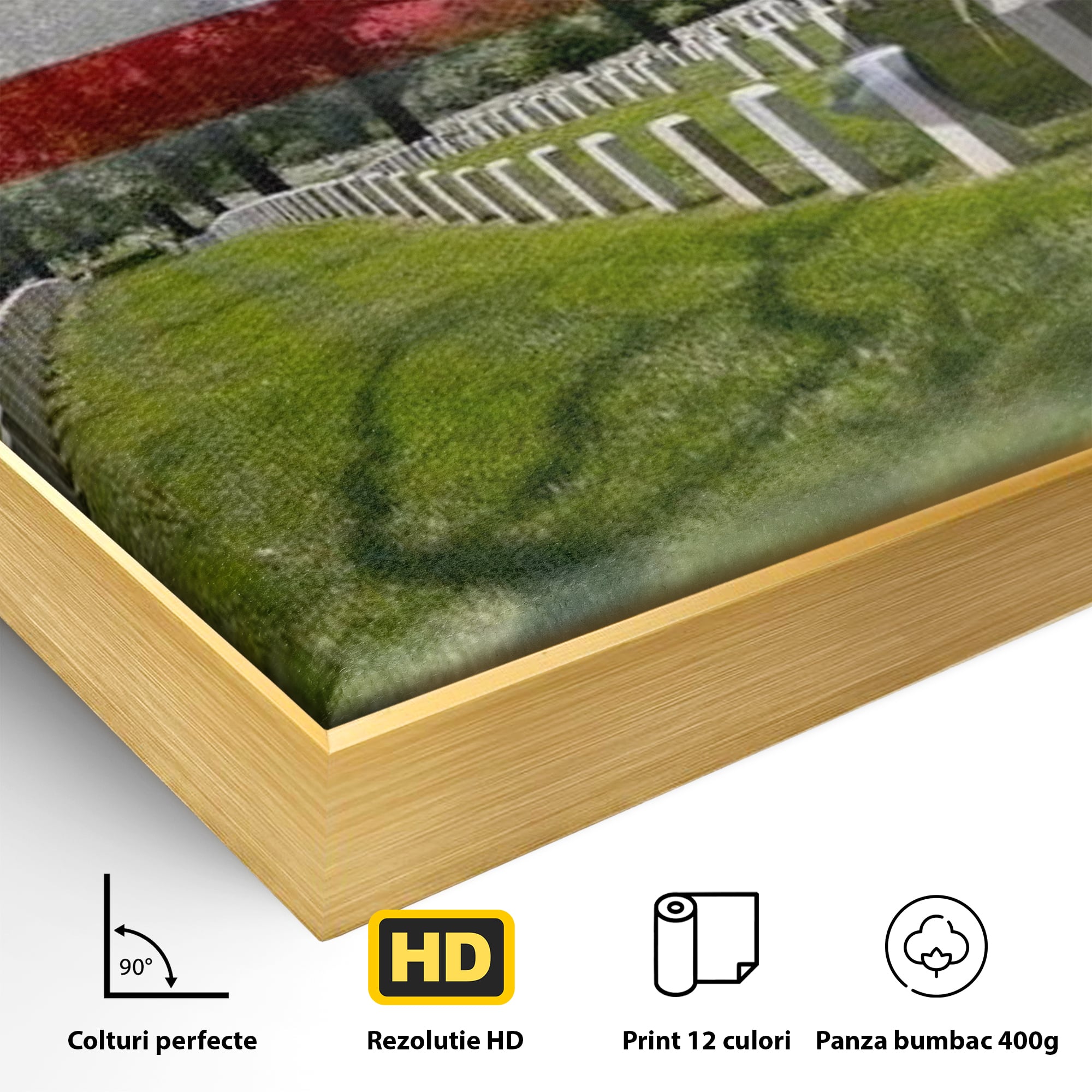 Tablou Canvas Premium, LuxCanva® L1017, Eroi sub Stele, Eroi, Patrie, Onoare, Militar, Soldat, USA, Drapel, Birou, Living, Camera Copii