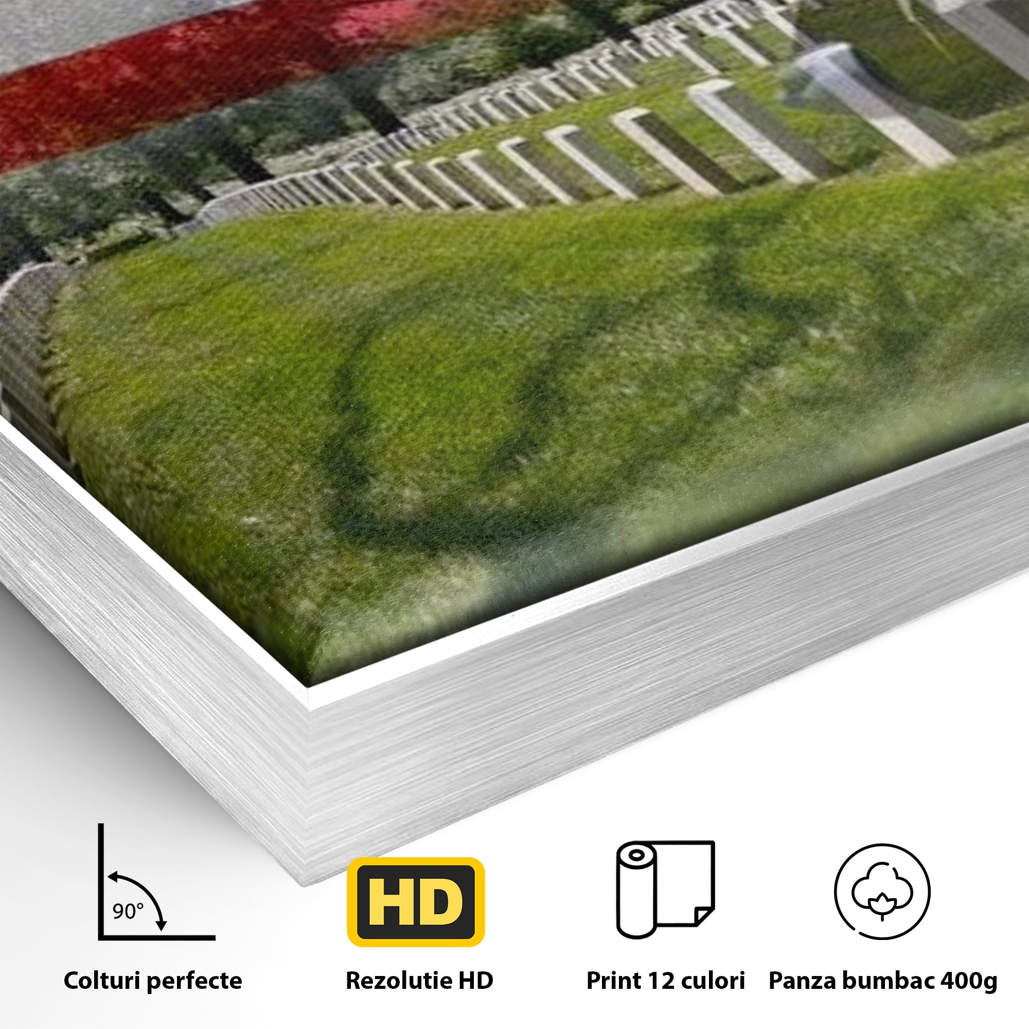 Tablou Canvas Premium, LuxCanva® L1017, Eroi sub Stele, Eroi, Patrie, Onoare, Militar, Soldat, USA, Drapel, Birou, Living, Camera Copii