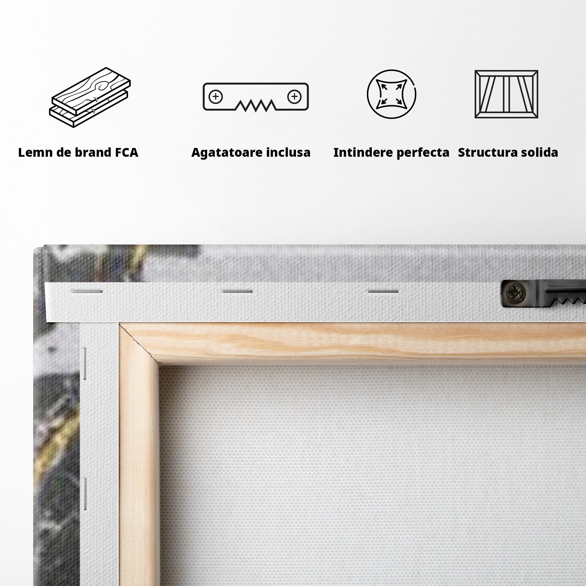 Set 2 Tablouri Canvas Premium LuxCanva® L2-1006, Lumea in Marmura si Aur, Harta, Mapamond, Auriu, Negru, Lux, Marmura, Glam, Gold, Arta Murala, Contemporan, Minimalist