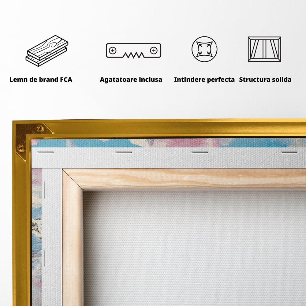 Tablou Canvas Premium, LuxCanva® M1007, Calatori in Lumea Arctica, Urs, Pinguin, Iarna, Zapada, Gheata, Arctic, Glaciar, Prietenie, Birou, Living, Camera Copii