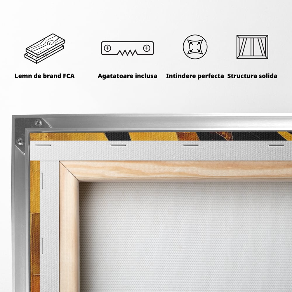 Leinwand Wandbilder Premium, LuxCanva® M1023, Abstrakte Wiedergeburt, Vogel, Fliegen, Silhouette, Flügel, Schwanz, Elegant, Abstrakt, Modern, Mythologie, Büro, Wohnen, Kinderzimmer