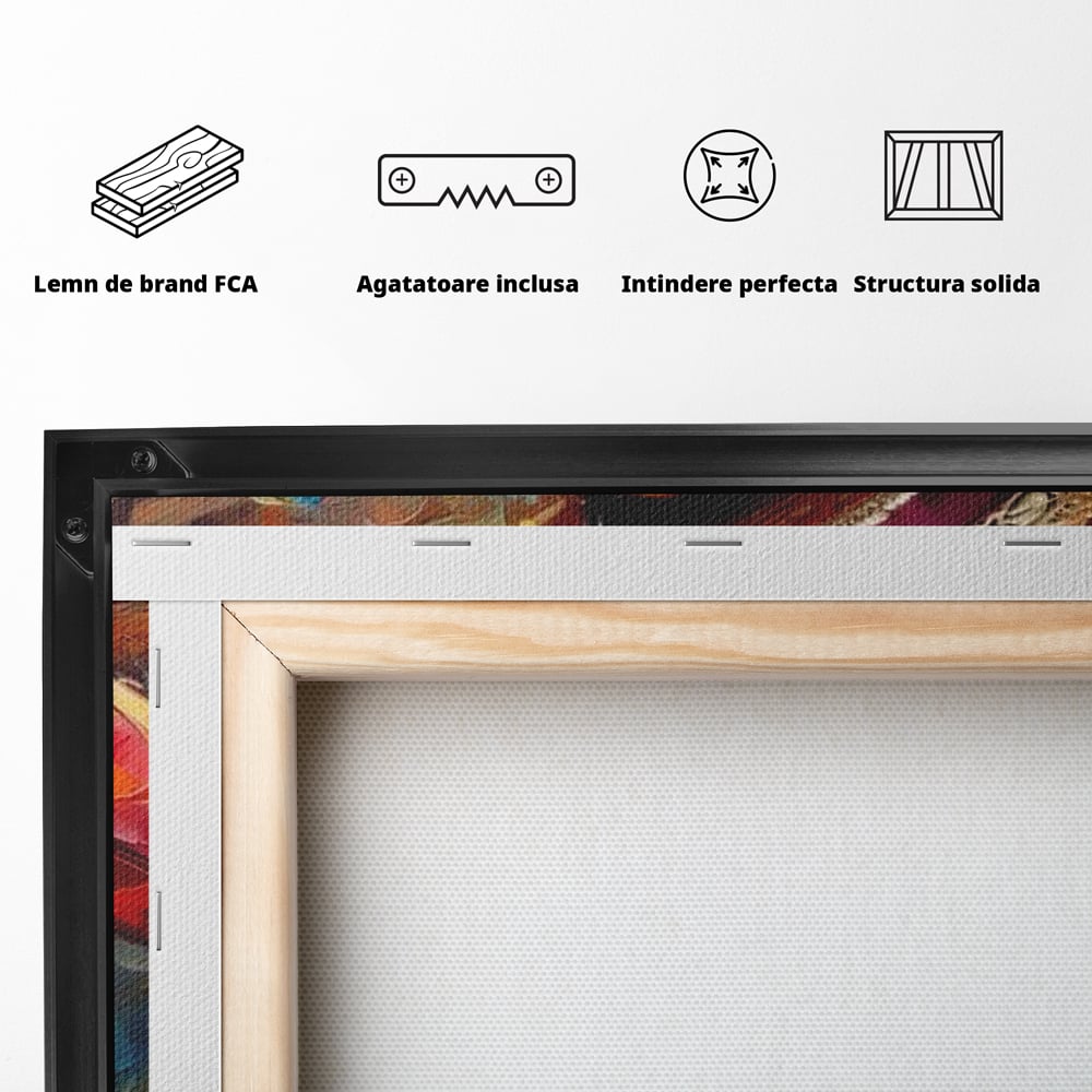Tablou Canvas Premium, LuxCanva® M1049, Mandria Amazonului, Tucan, Palarie, Pasare, Cioc, Exotic, Portret, Caracter, Carnaval, Tropice, Jungla, Birou, Living, Camera Copil